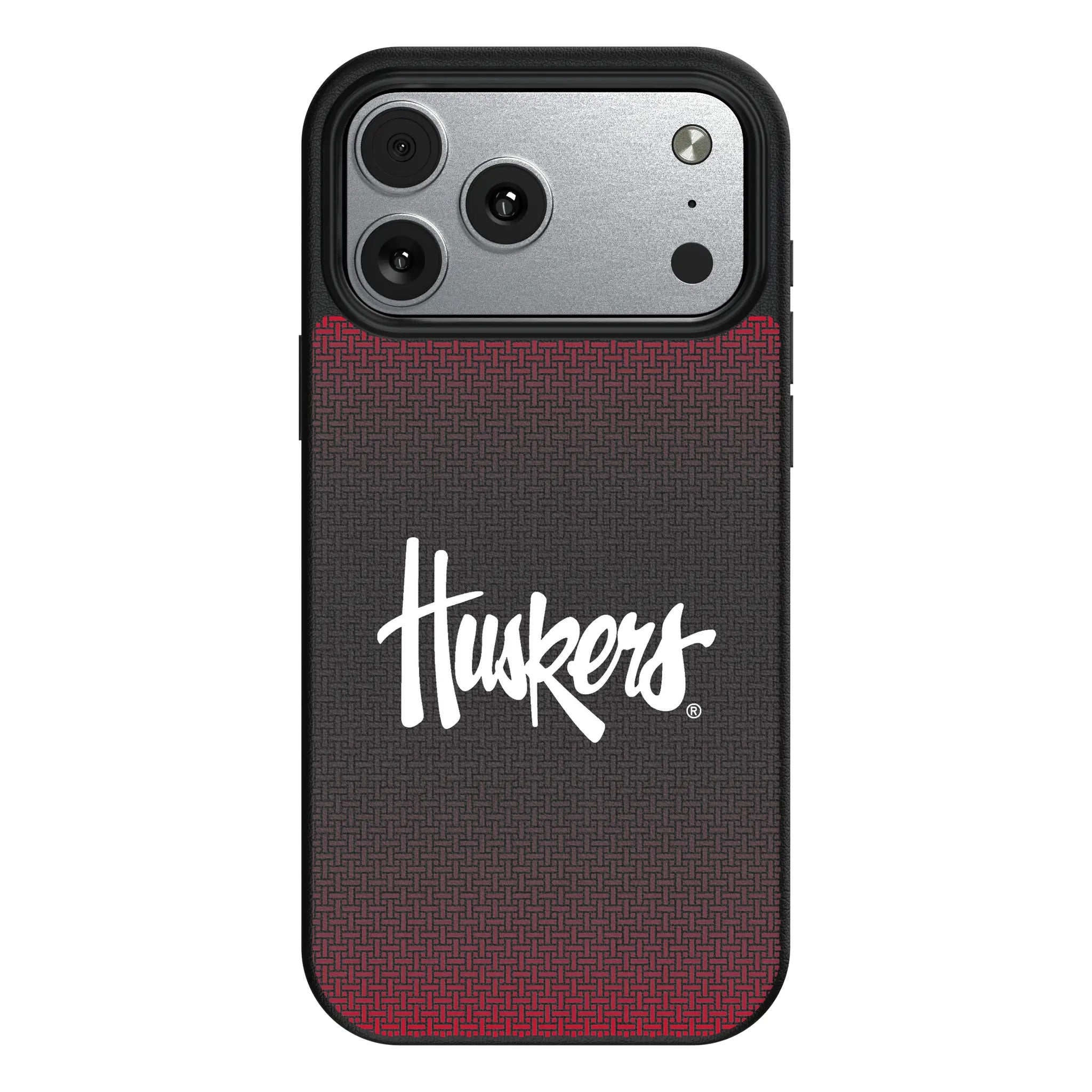 University of Nebraska Huskers Linen iPhone MagSafe Compatible Phone Case for Apple iPhone#Device_iPhone 17 Pro Max
