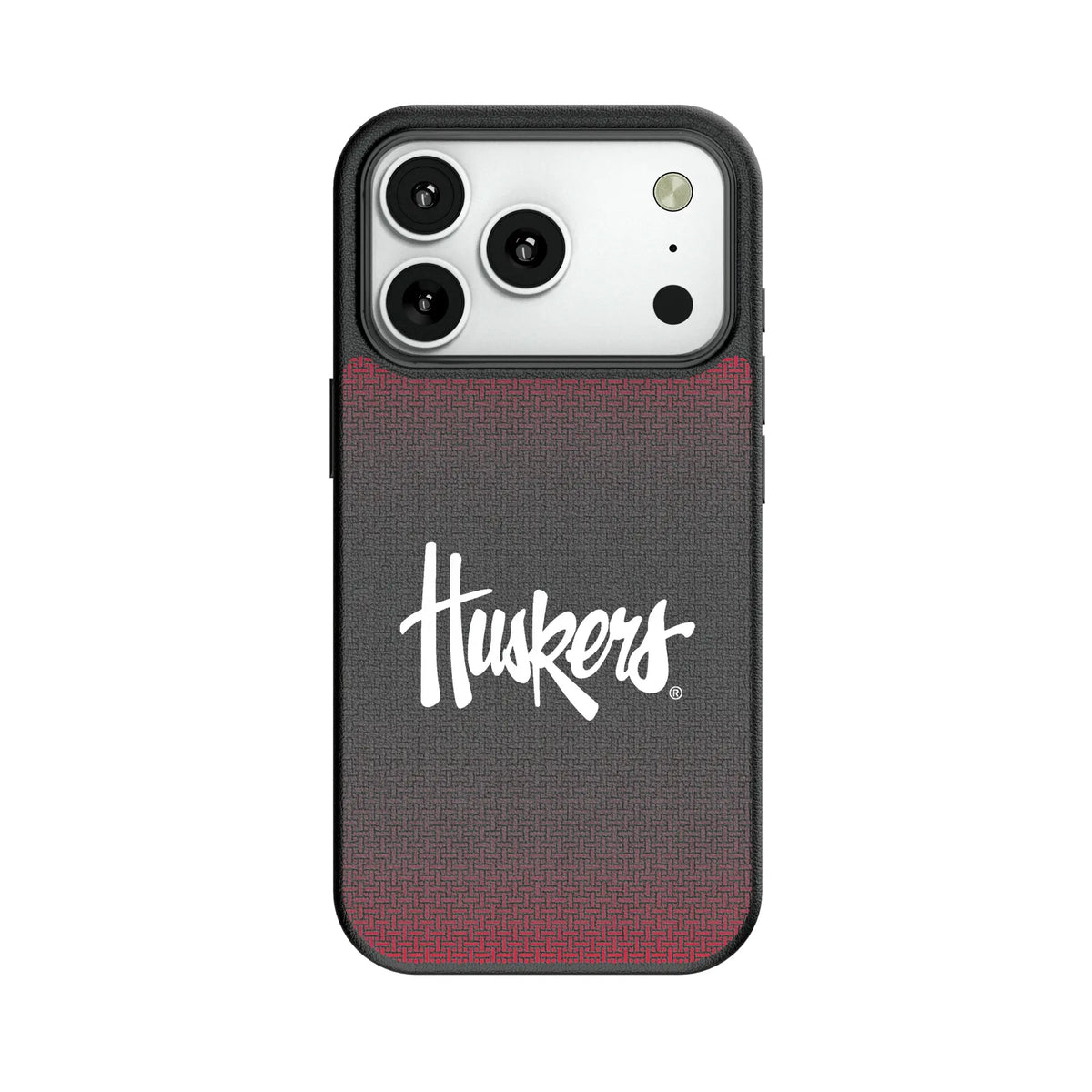 University of Nebraska Huskers Linen MagSafe Compatible Phone Case for Apple iPhone