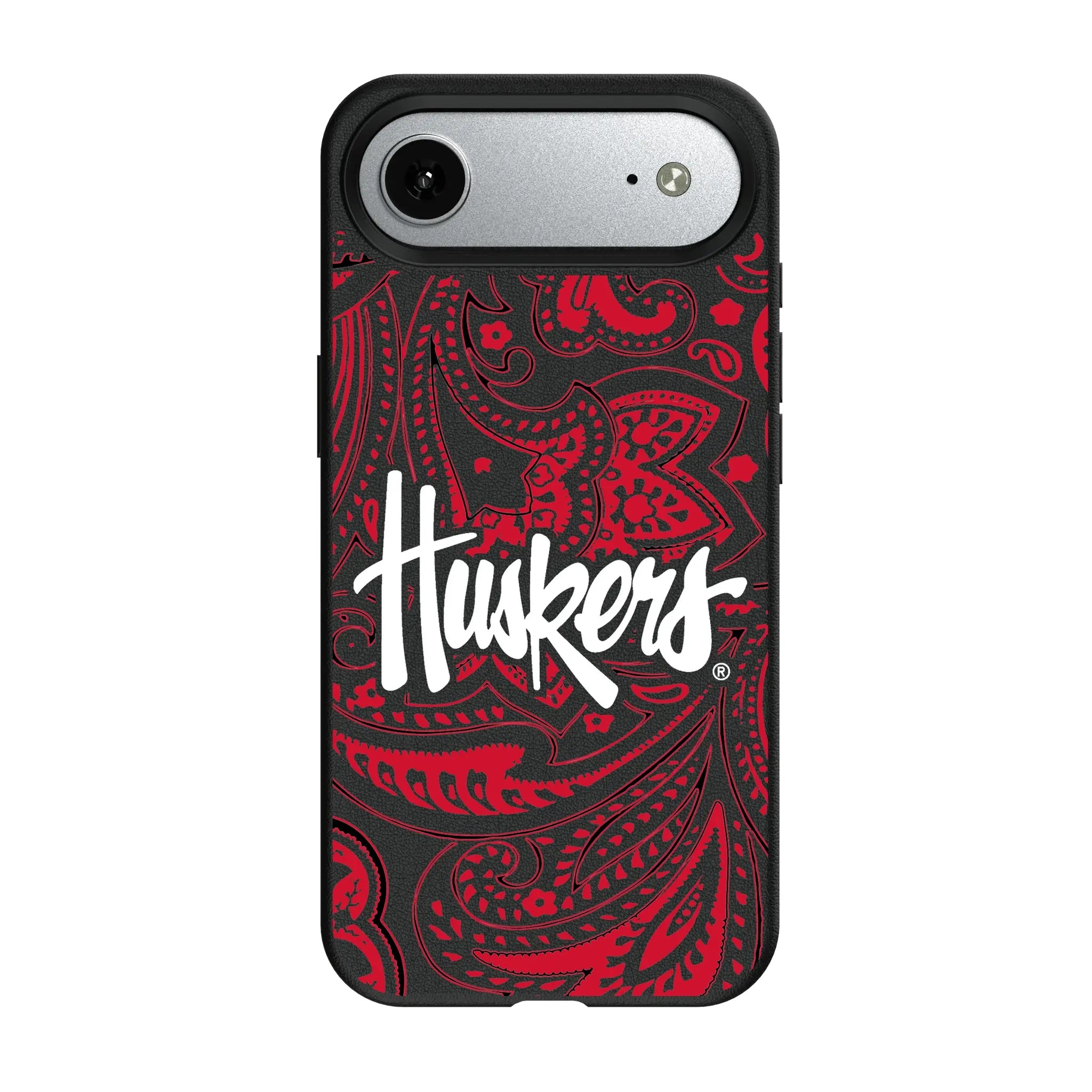 University of Nebraska Huskers Paisley iPhone MagSafe Compatible Phone Case for Apple iPhone#Device_iPhone Air