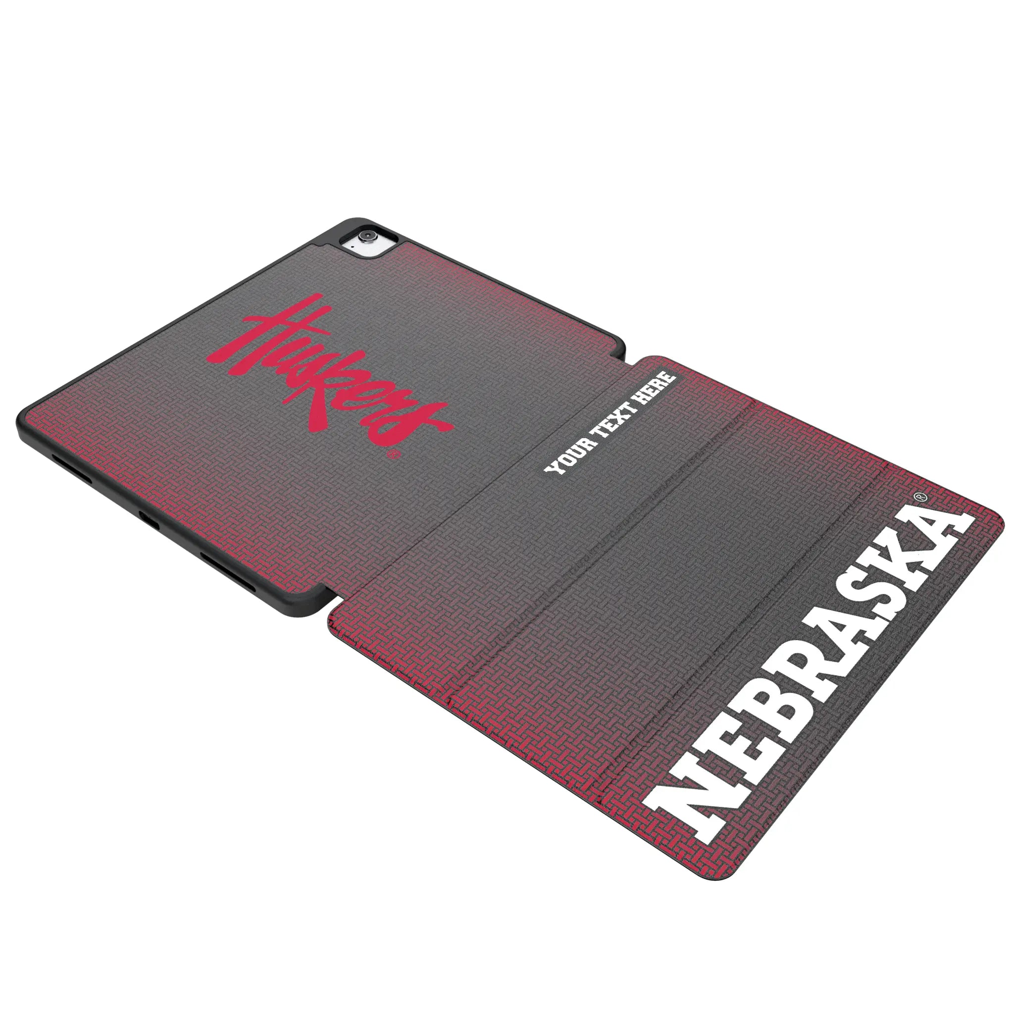 University of Nebraska Huskers Personalized Linen iPad Tablet Case for Apple iPad