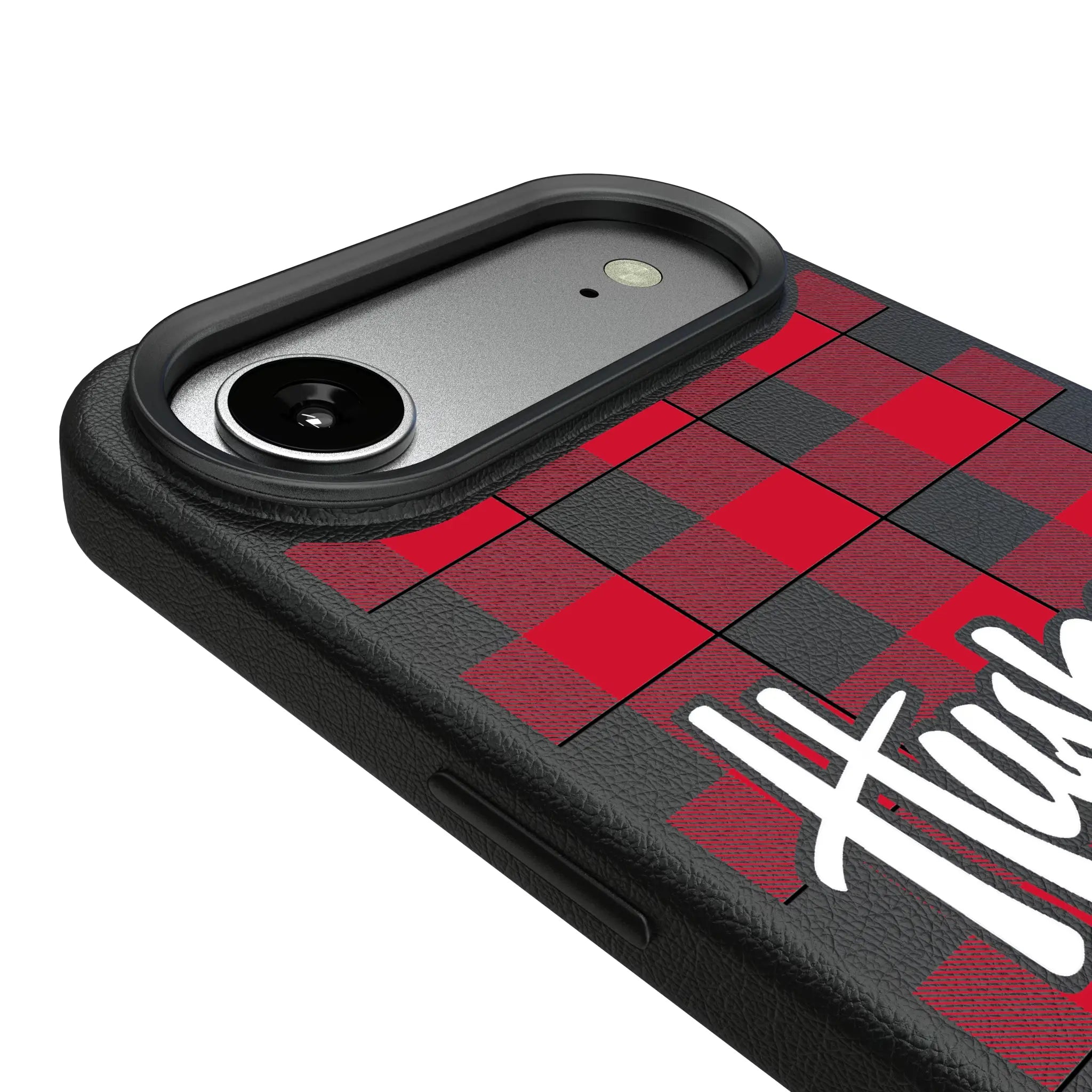 University of Nebraska Huskers Plaid iPhone MagSafe Compatible Phone Case for Apple iPhone - Detail#Device_iPhone Air