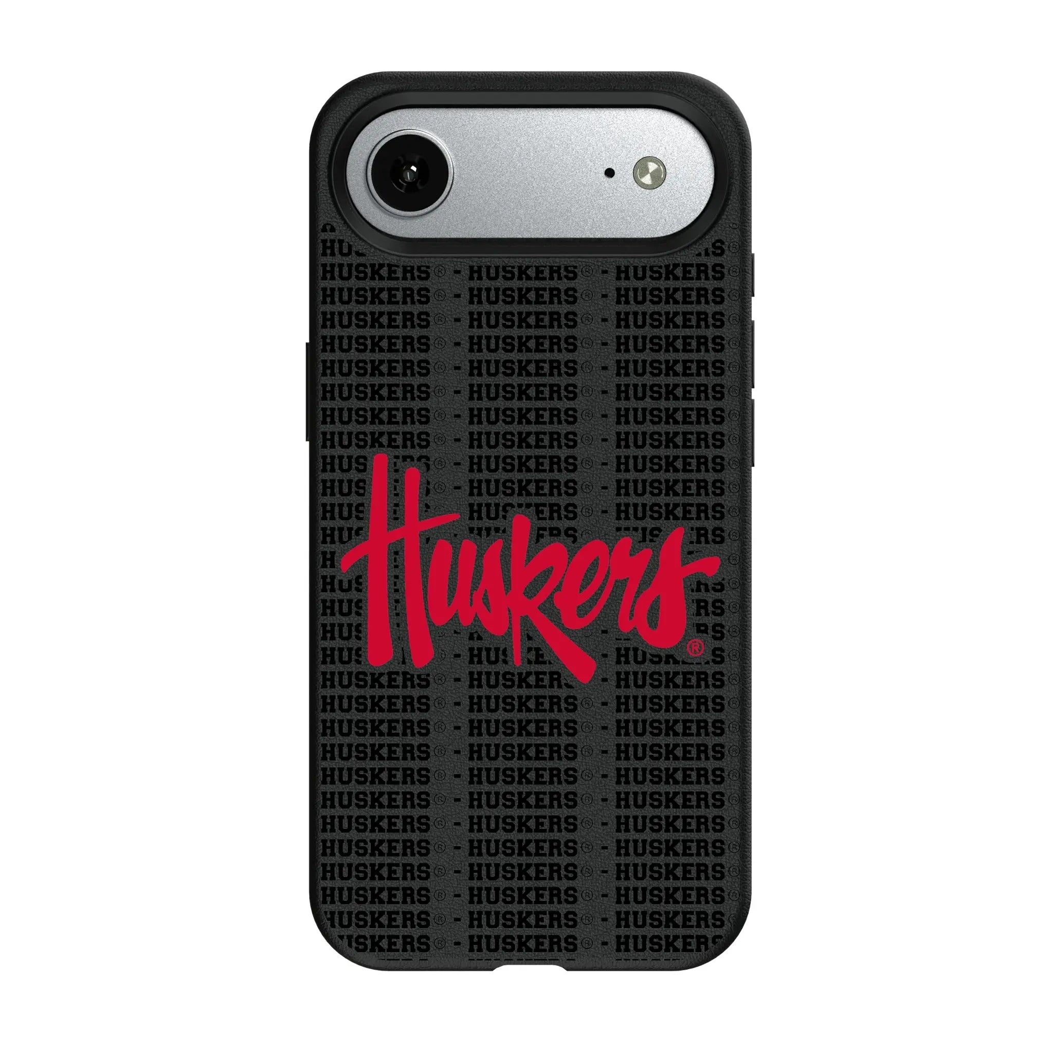 University of Nebraska Huskers Text Backdrop iPhone MagSafe Compatible Phone Case for Apple iPhone#Device_iPhone Air