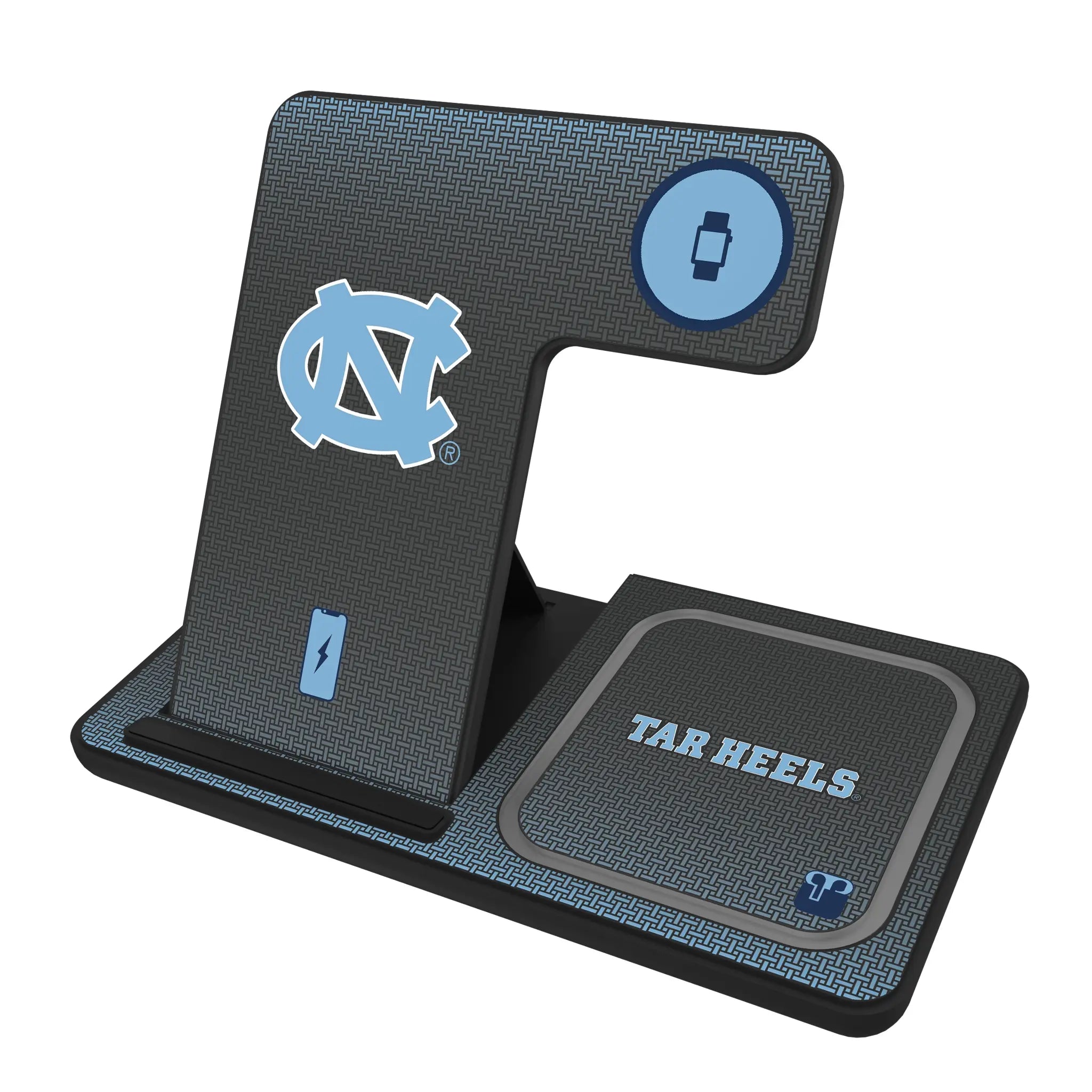 University of North Carolina Tar Heels Linen 3 in 1 Charging Station