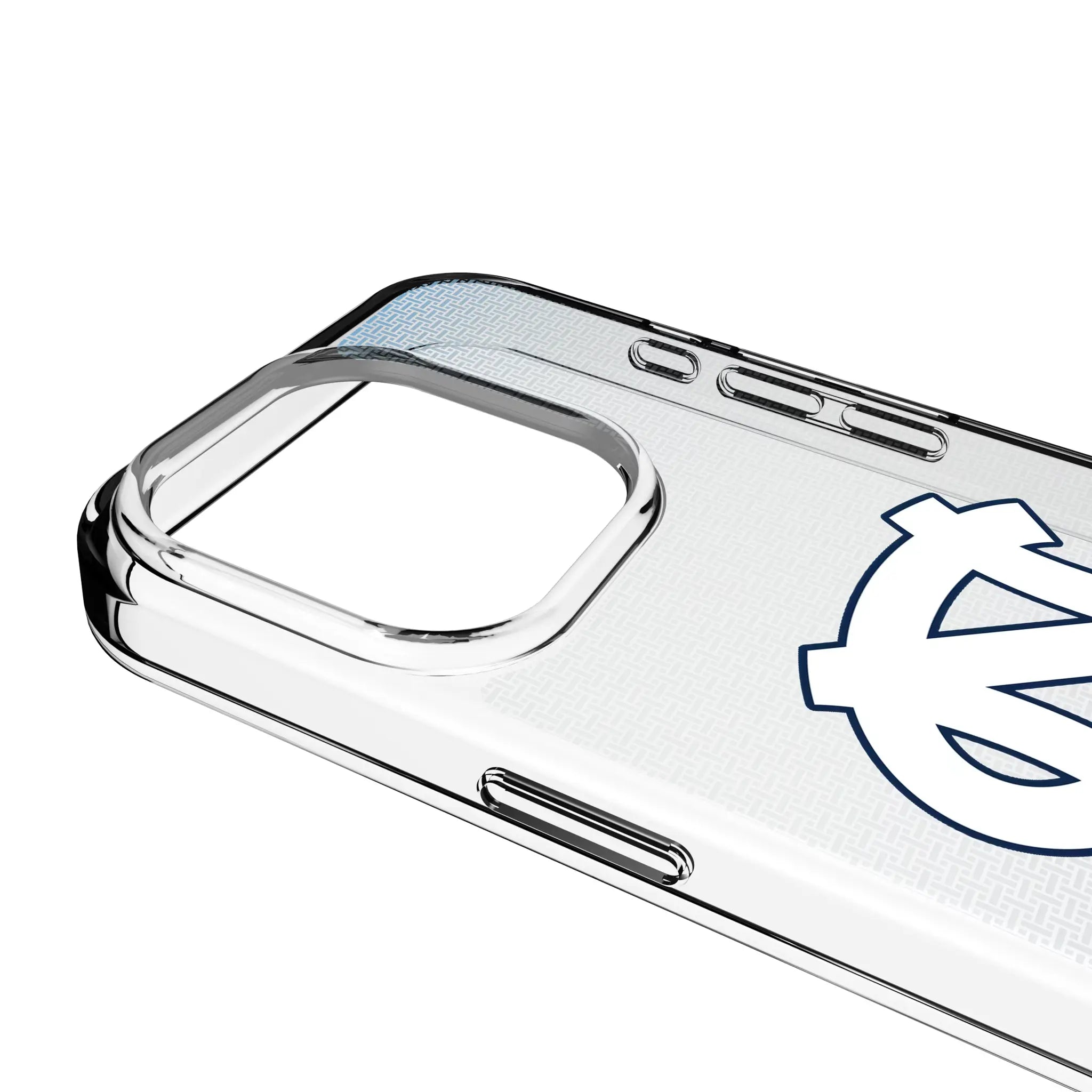 University of North Carolina Tar Heels Linen iPhone Clear Phone Case for Apple iPhone - Detail