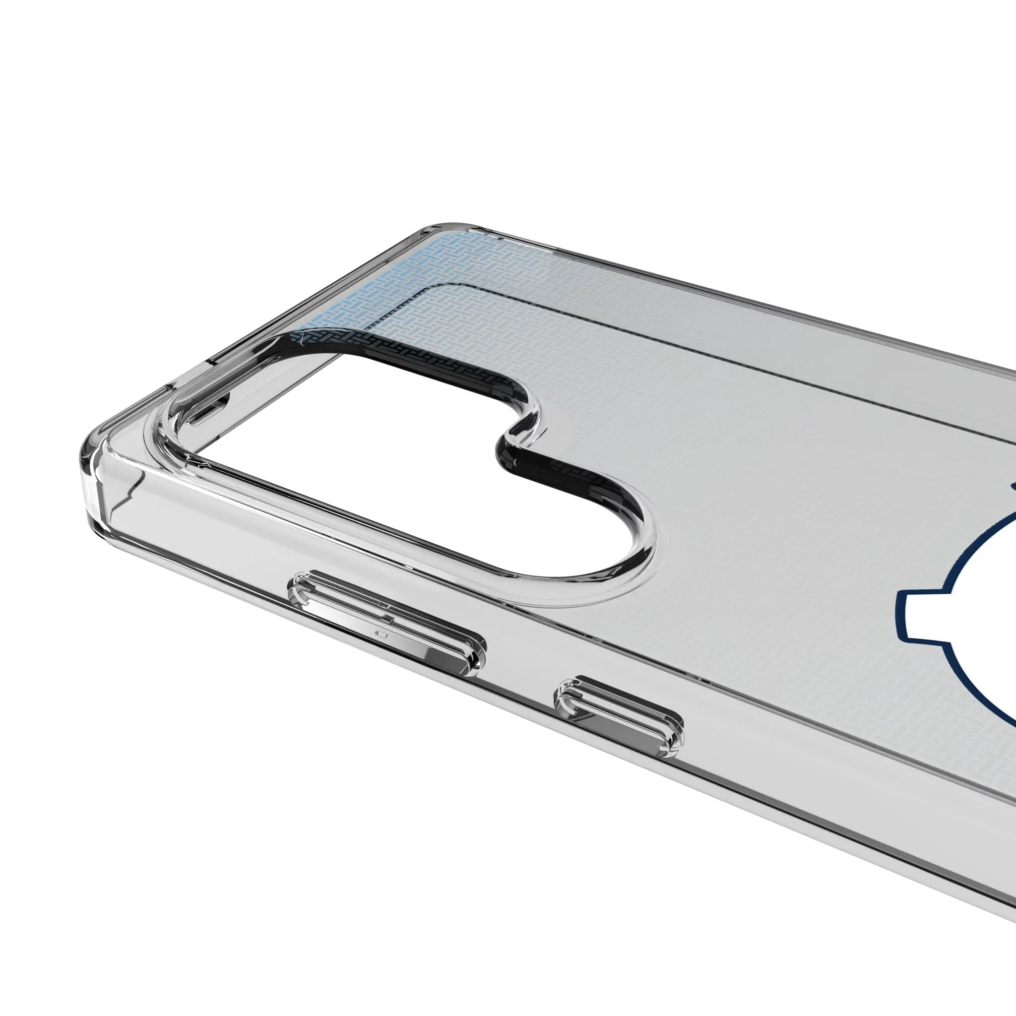 University of North Carolina Tar Heels Linen Galaxy Clear Phone Case for Samsung Galaxy - Detail#Device_Galaxy S25 Ultra