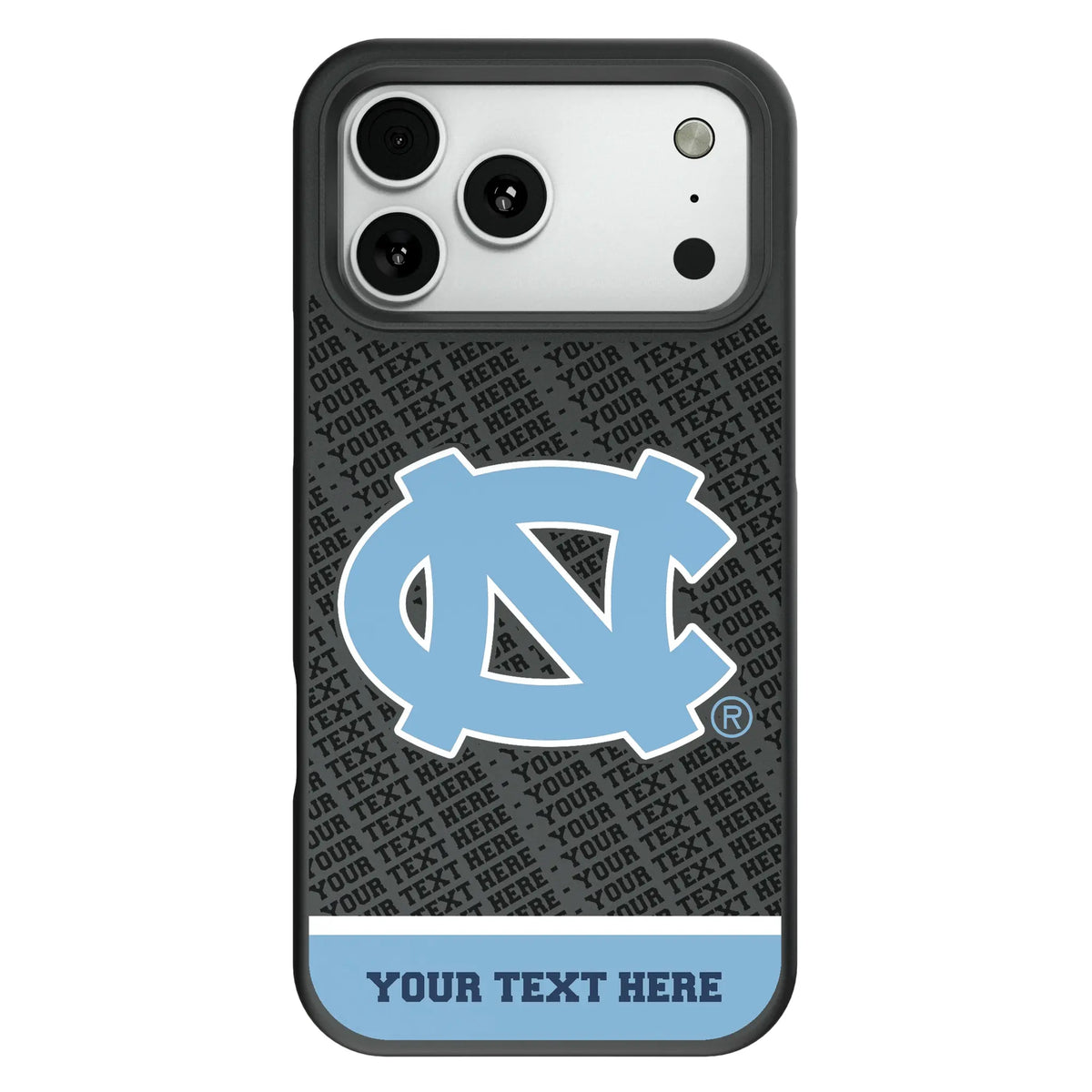 University of North Carolina Tar Heels Personalized EndZone Plus Bump Phone Case for Apple iPhone
