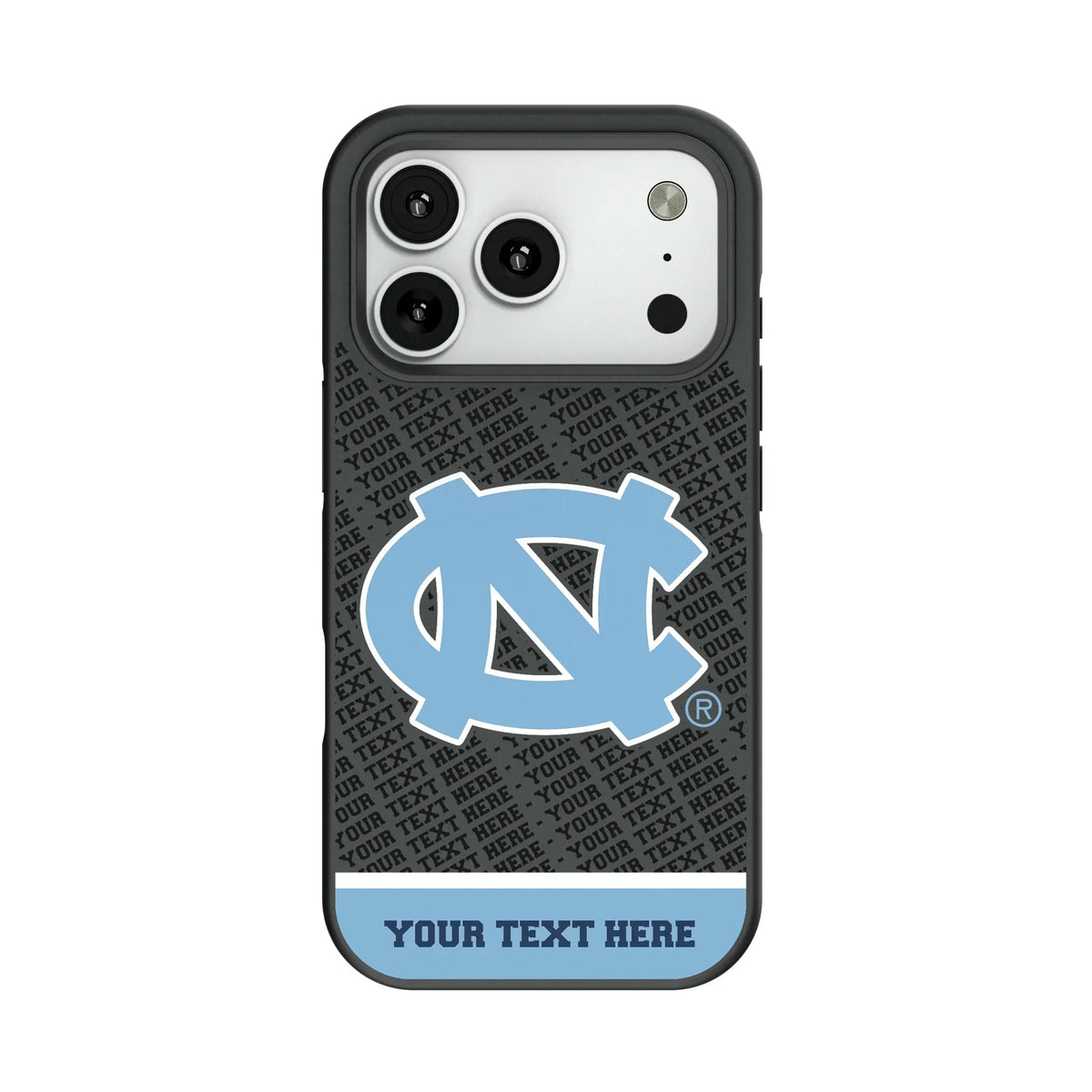 University of North Carolina Tar Heels Personalized EndZone Plus Bump Phone Case for Apple iPhone