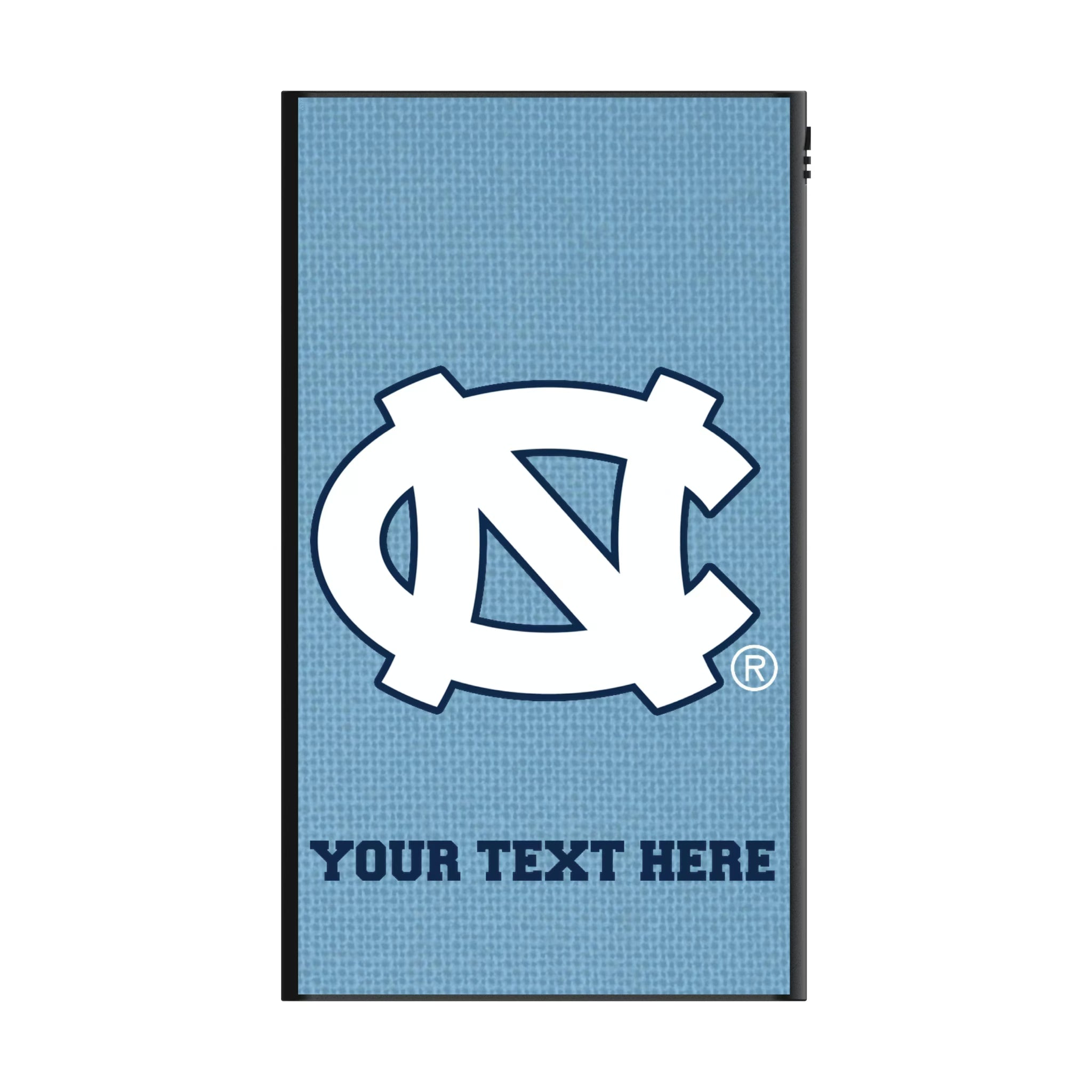 University of North Carolina Tar Heels Personalized Solid 5000mAh Flat Powerbank