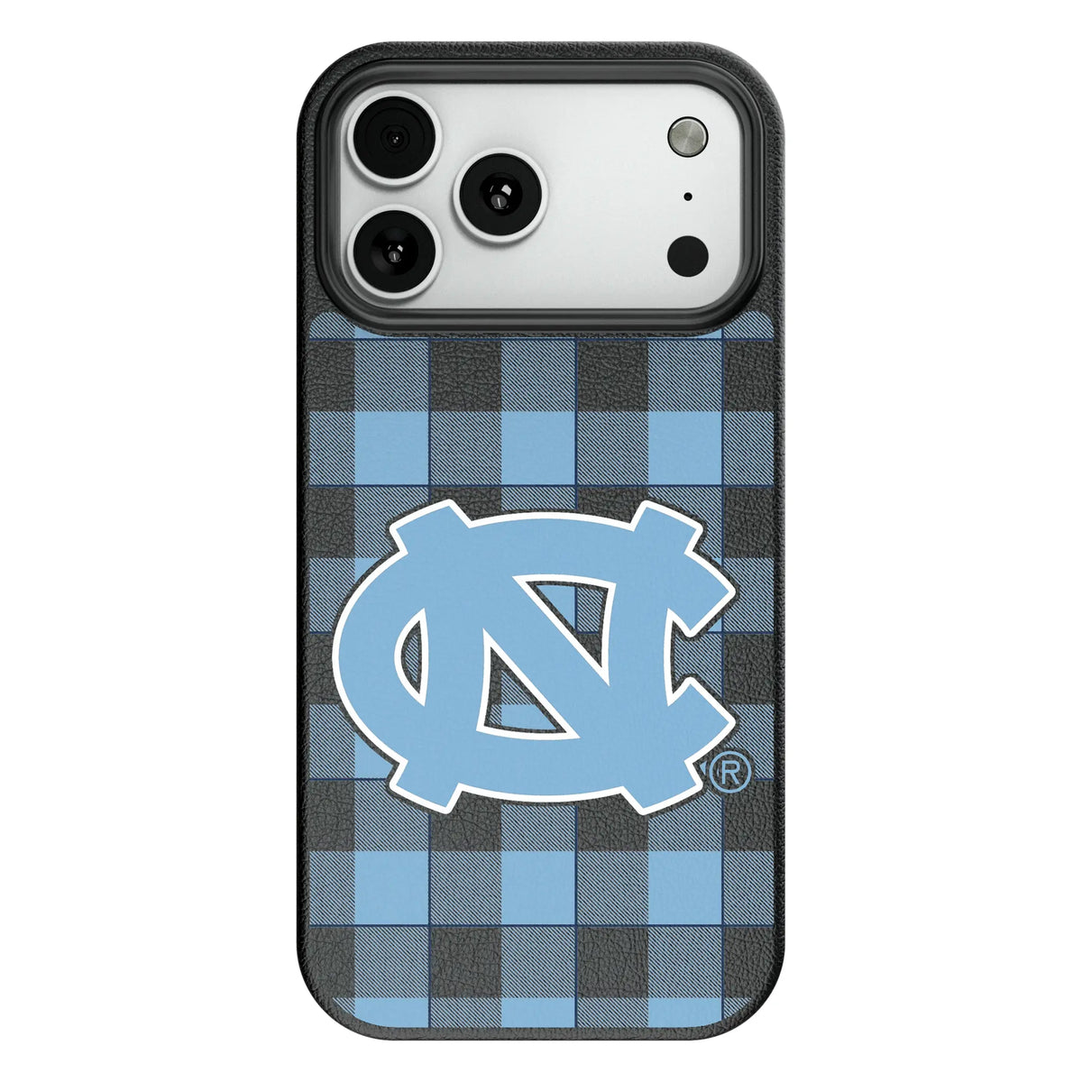 University of North Carolina Tar Heels Plaid MagSafe Compatible Phone Case for Apple iPhone
