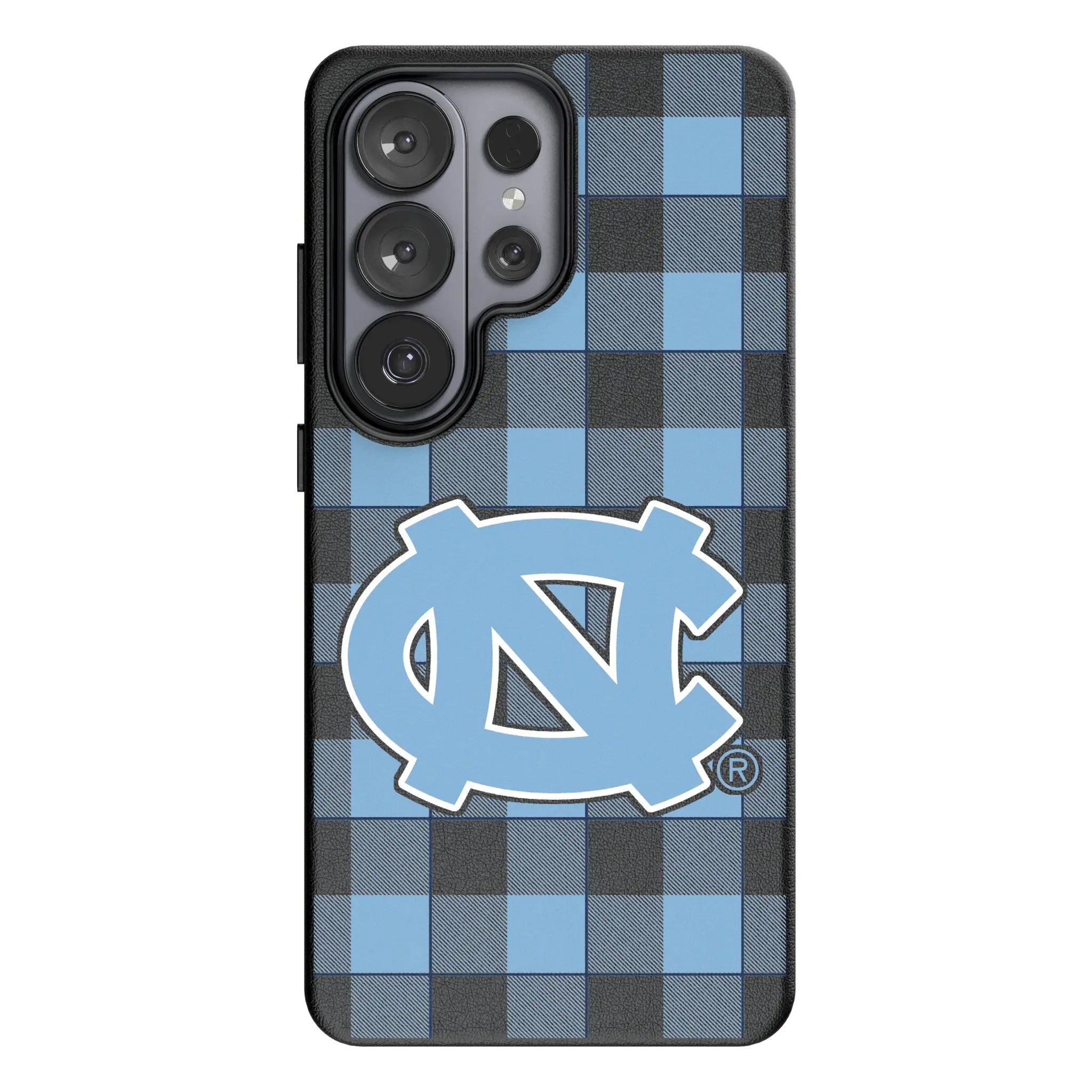 University of North Carolina Tar Heels Plaid Galaxy MagSafe Compatible Phone Case for Samsung Galaxy#Device_Galaxy S26 Ultra