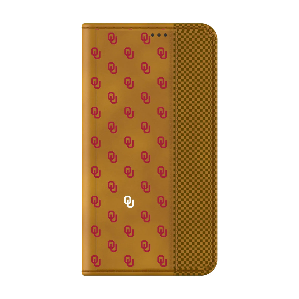 University of Oklahoma Sooners Fashion Pattern Galaxy Folio Phone Case for Samsung Galaxy