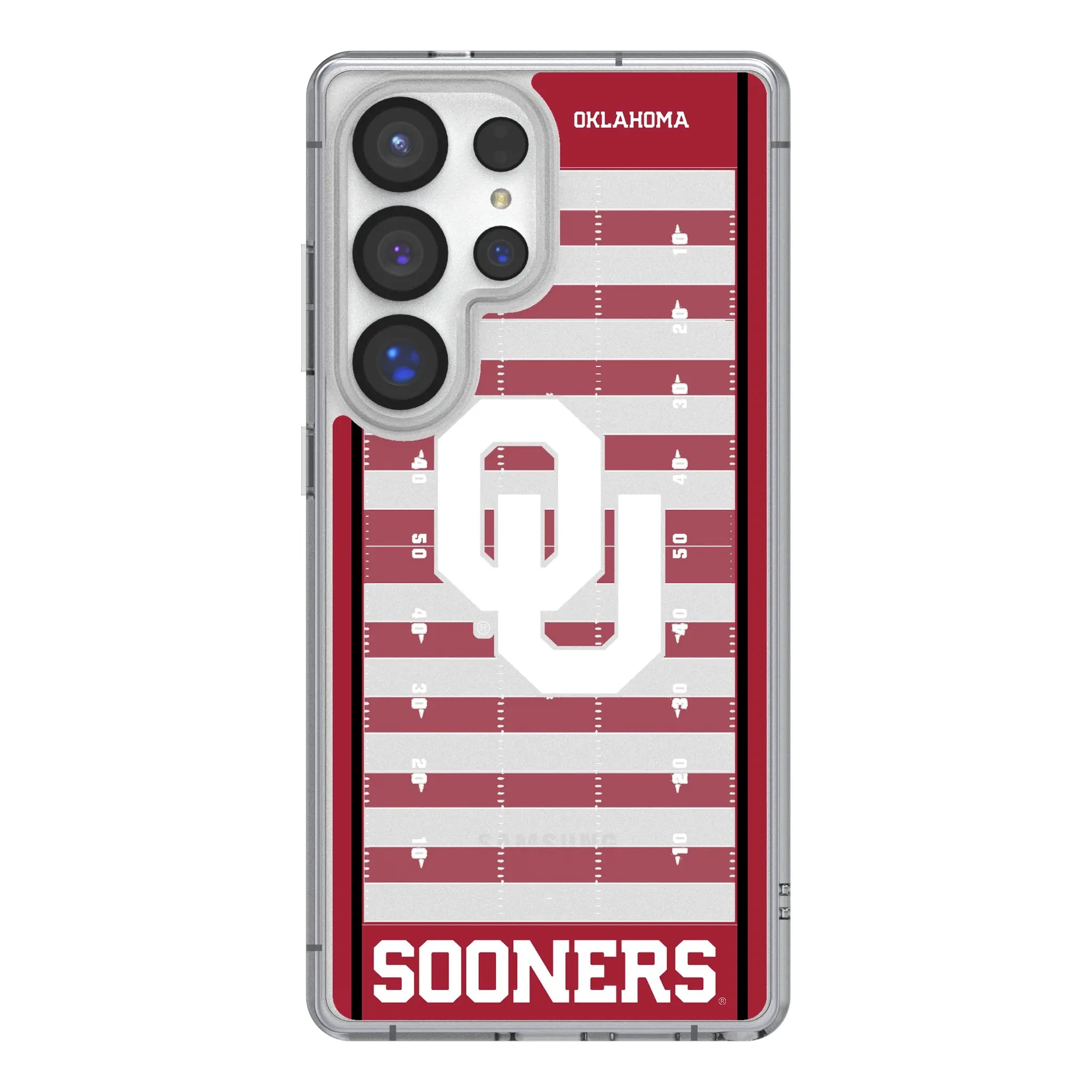 University of Oklahoma Sooners Field Galaxy Clear Phone Case for Samsung Galaxy#Device_Galaxy S25 Ultra