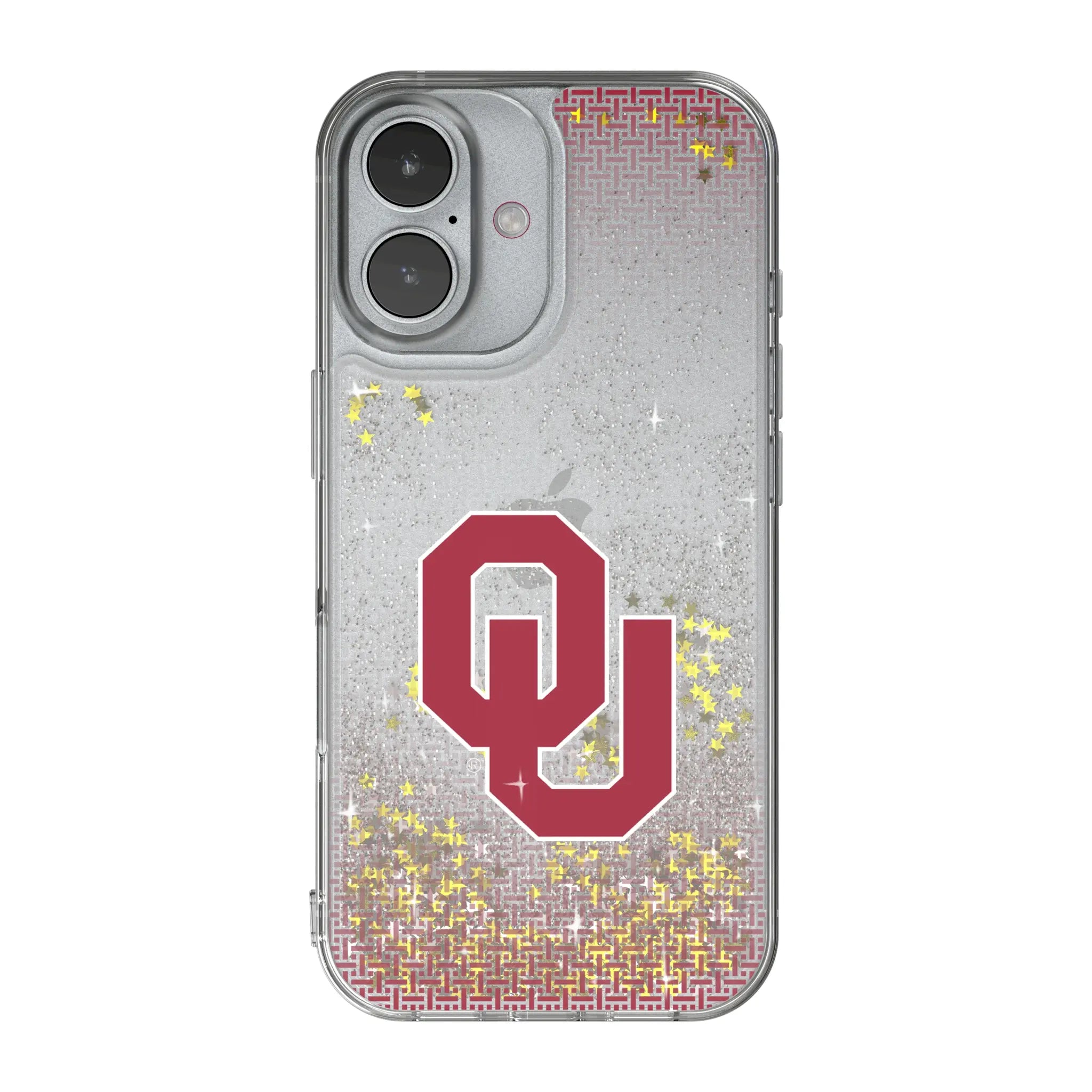 University of Oklahoma Sooners Linen iPhone Glitter Phone Case for Apple iPhone