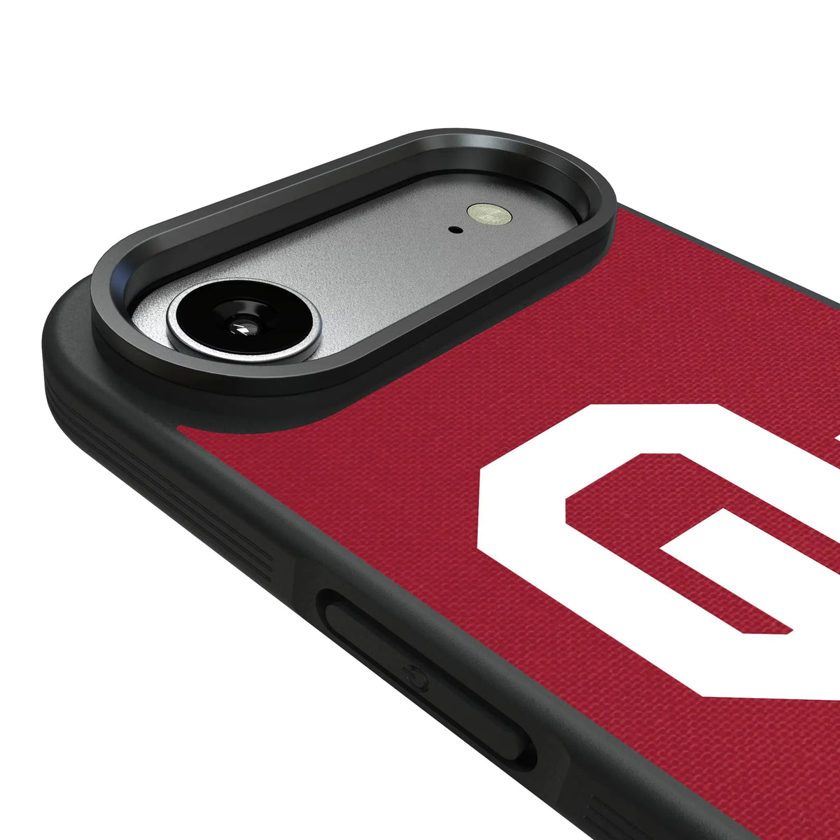 University of Oklahoma Sooners Personalized Stripe iPhone Bump Phone Case for Apple iPhone - Detail#Device_iPhone Air