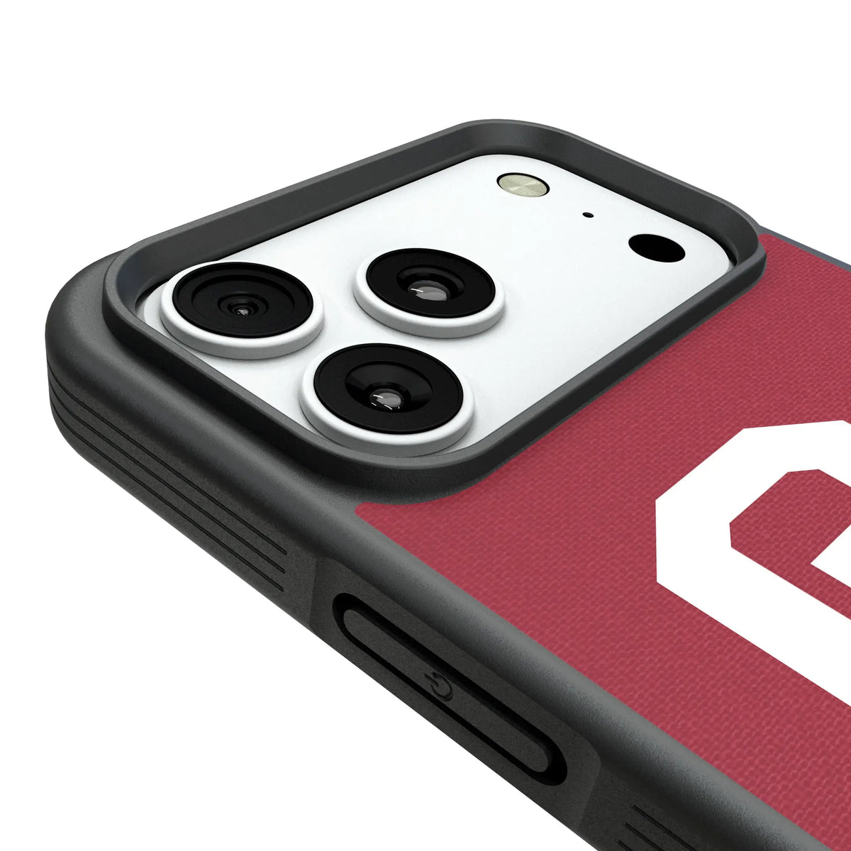 University of Oklahoma Sooners Personalized Stripe iPhone Bump Phone Case for Apple iPhone - Detail#Device_iPhone 18 Pro Max