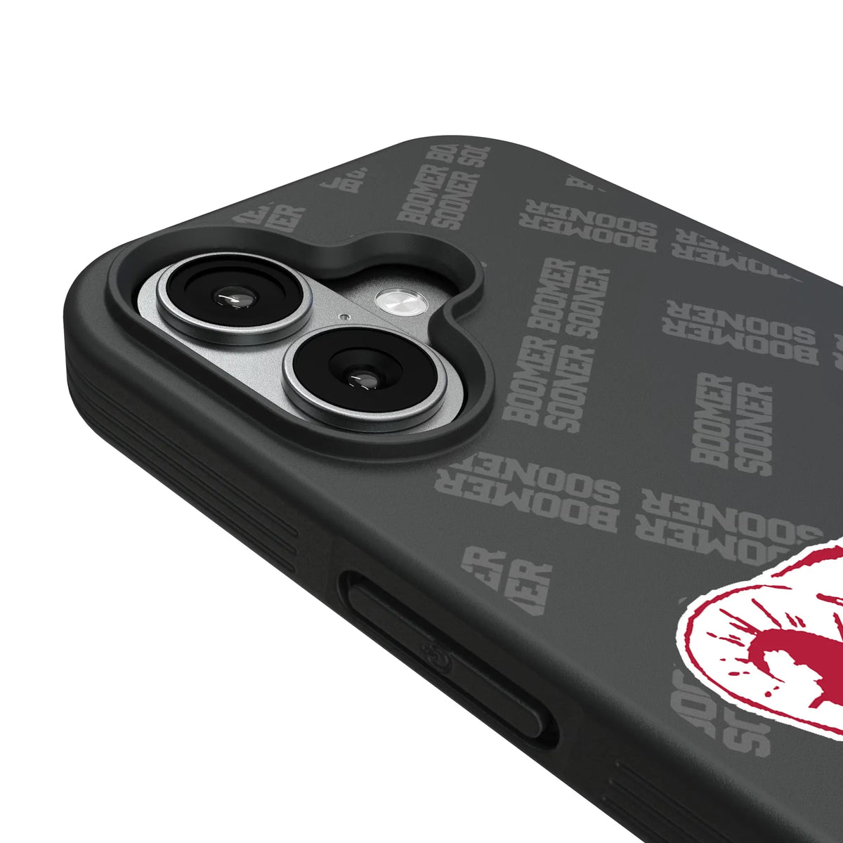 University of Oklahoma Sooners Quadtile iPhone Bump Phone Case for Apple iPhone - Detail#Device_iPhone 17