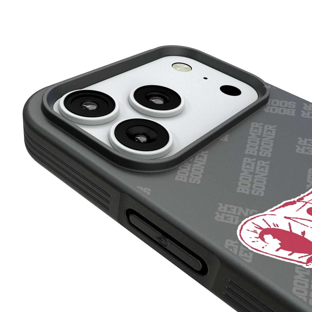 University of Oklahoma Sooners Quadtile iPhone Bump Phone Case for Apple iPhone - Detail#Device_iPhone 18 Pro