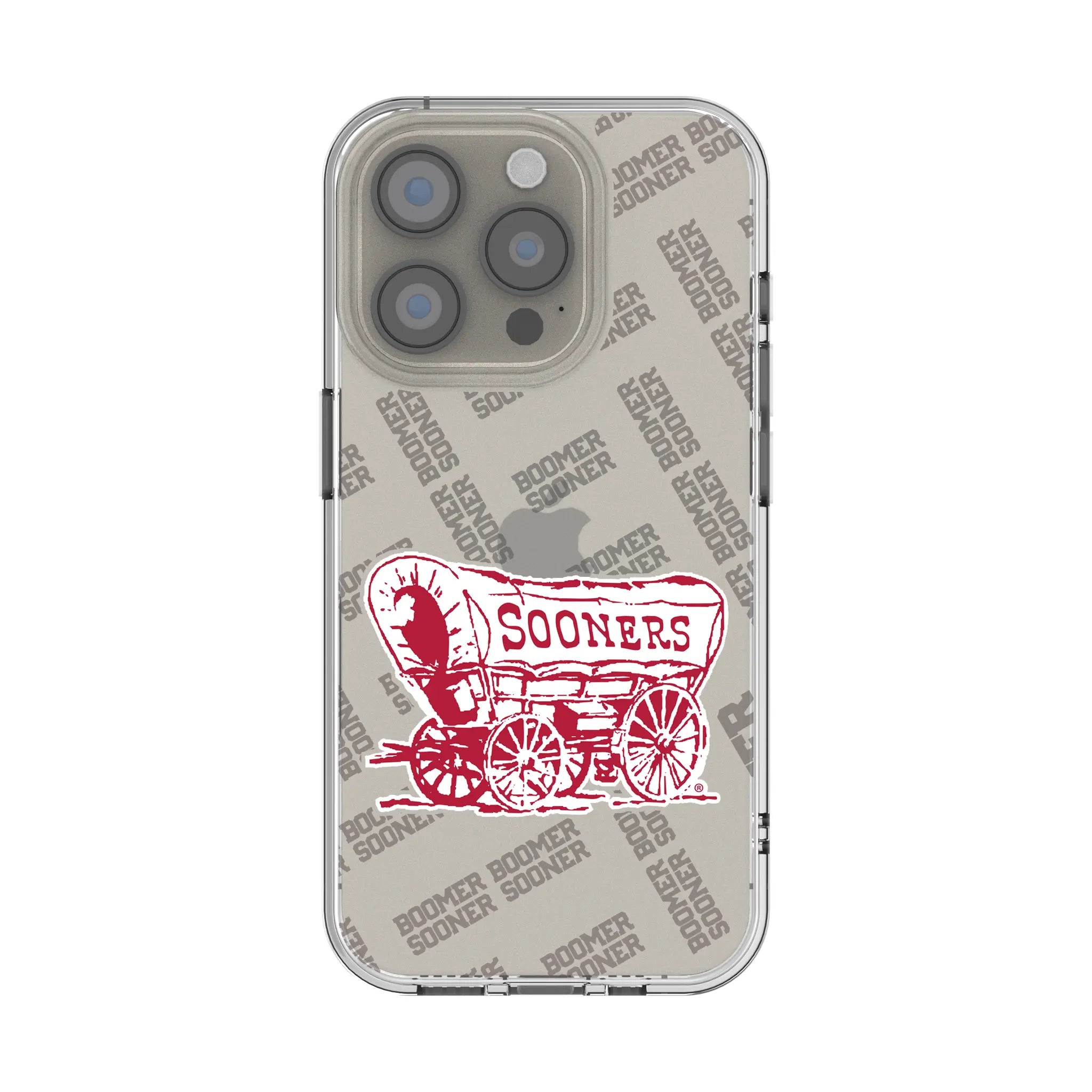 University of Oklahoma Sooners Quadtile iPhone Clear Phone Case for Apple iPhone