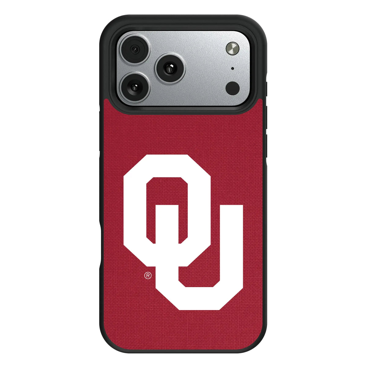 University of Oklahoma Sooners Solid iPhone Bump Phone Case for Apple iPhone#Device_iPhone 17 Pro Max