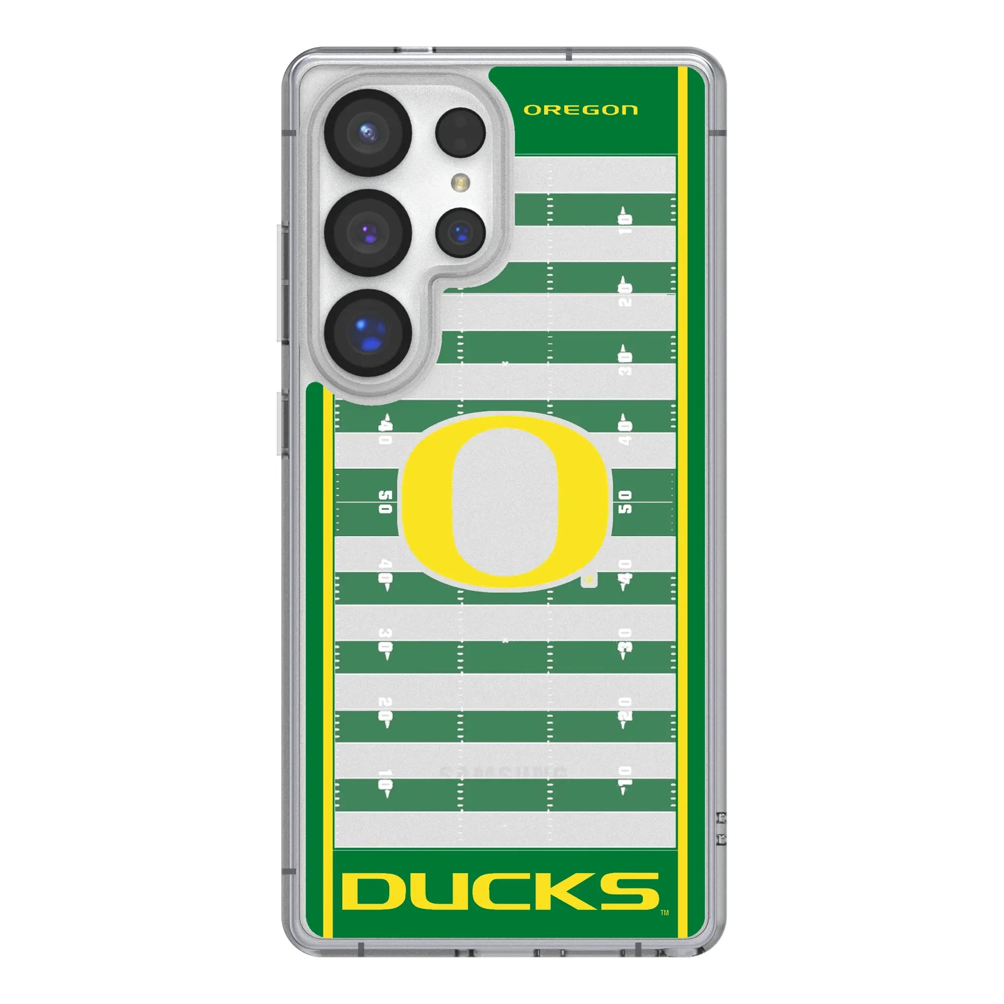 University of Oregon Ducks Field Galaxy Clear Phone Case for Samsung Galaxy#Device_Galaxy S25 Ultra
