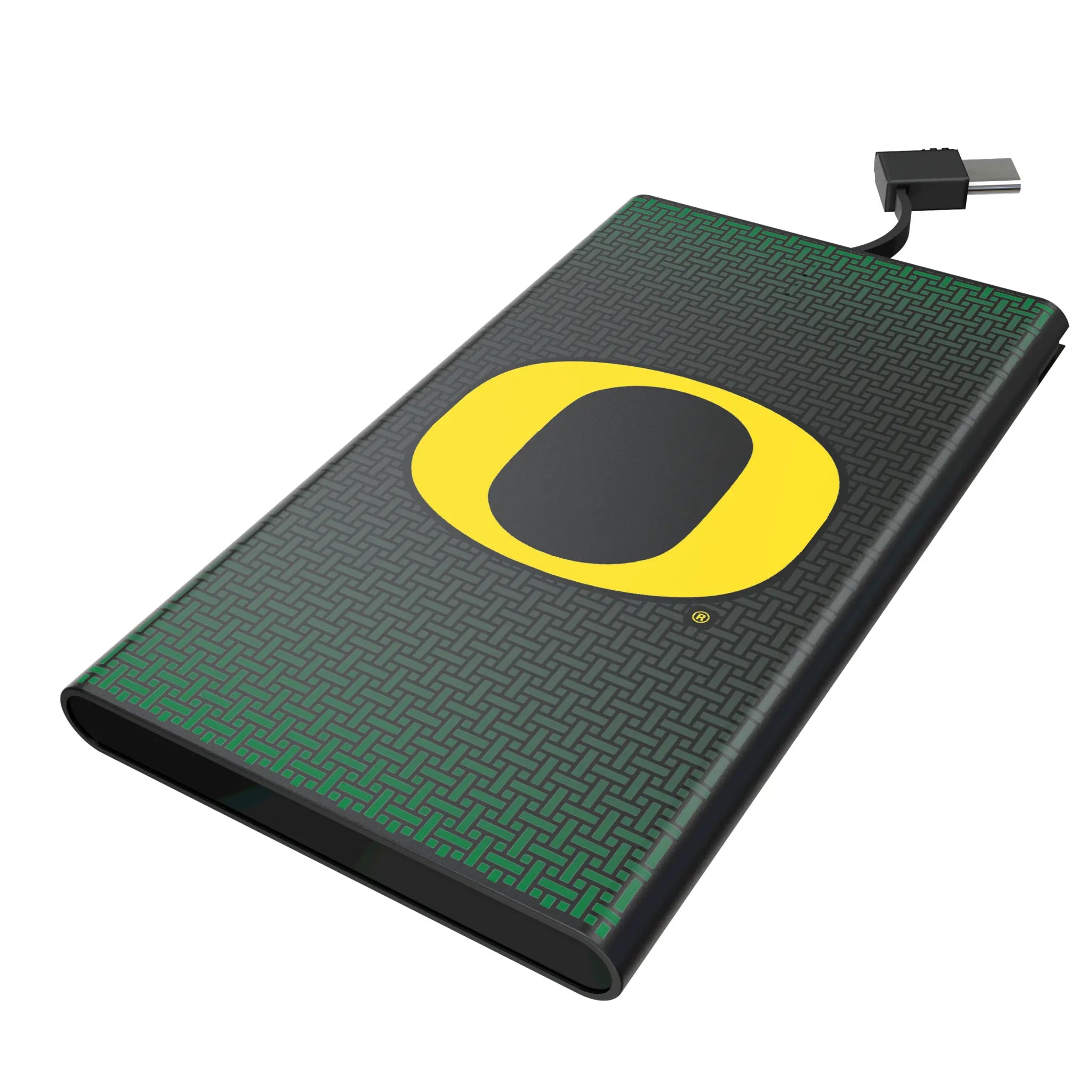 University of Oregon Ducks Linen 5000mAh Flat Power Bank