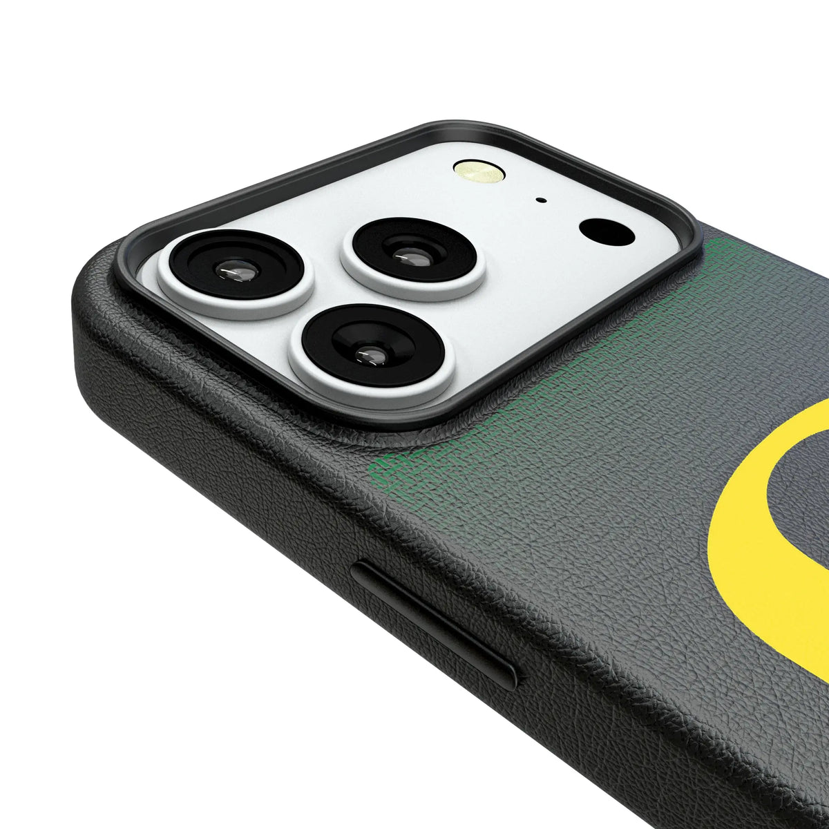 University of Oregon Ducks Linen iPhone MagSafe Compatible Phone Case for Apple iPhone - Detail#Device_iPhone 18 Pro