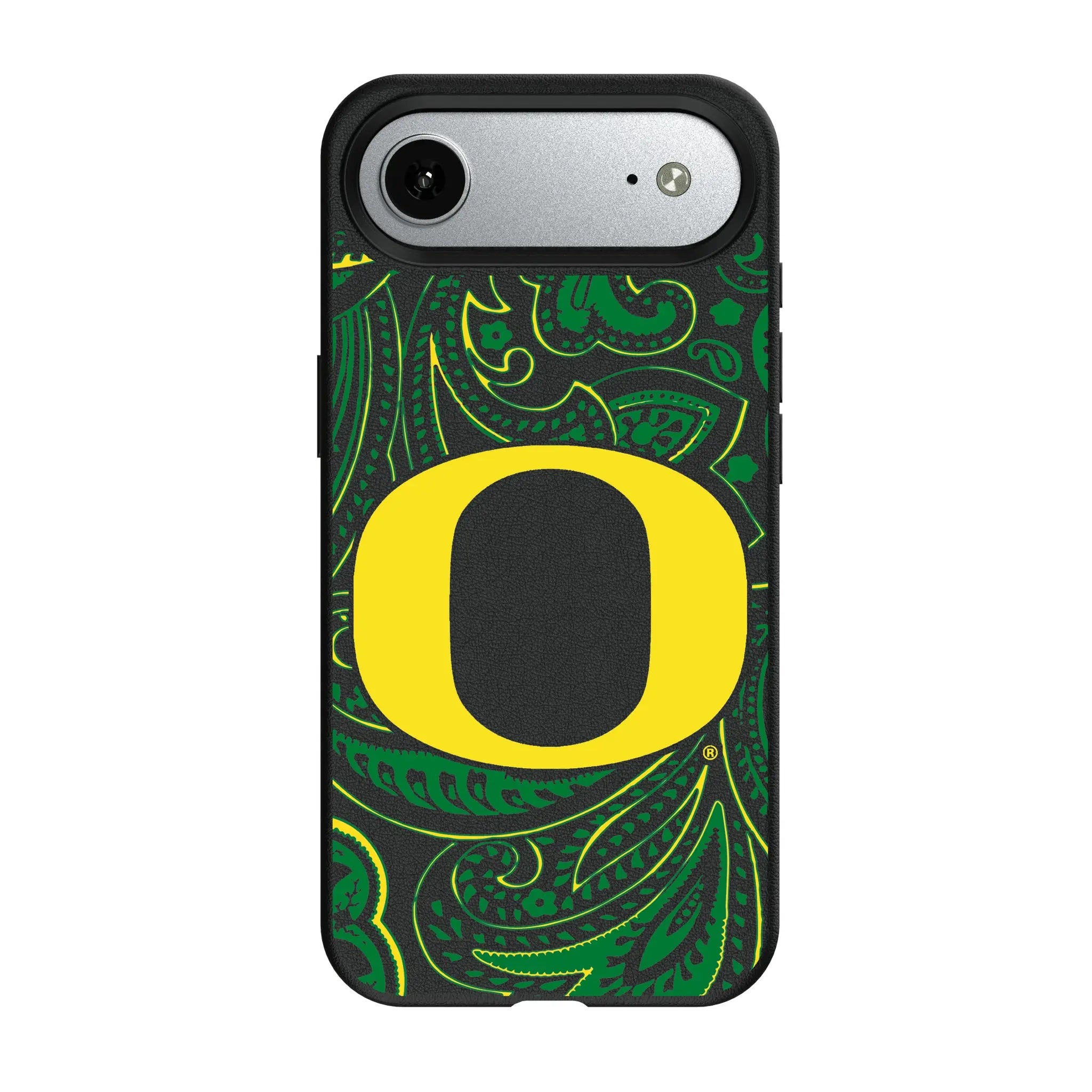University of Oregon Ducks Paisley iPhone MagSafe Compatible Phone Case for Apple iPhone#Device_iPhone Air
