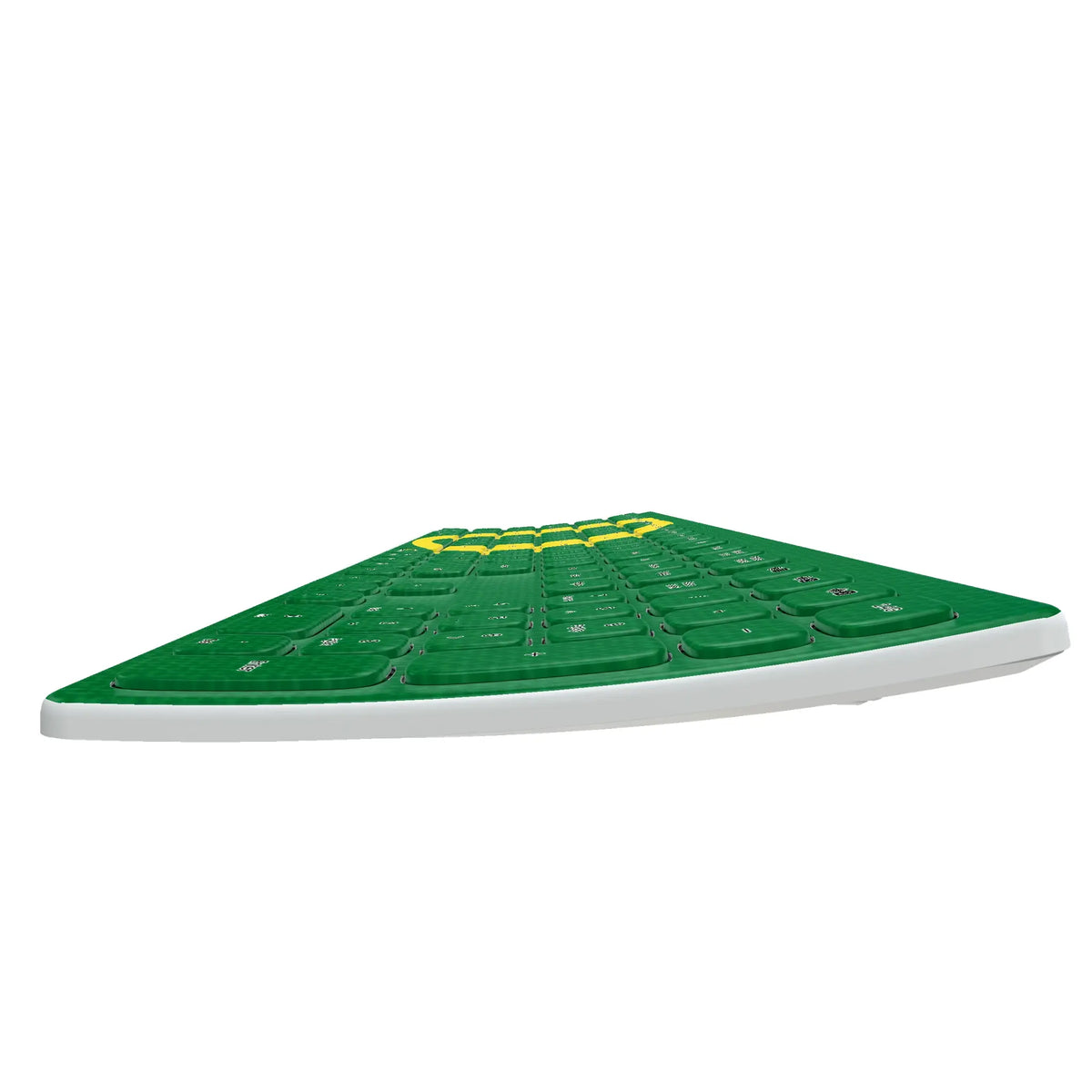 University of Oregon Ducks Solid KKB605 Curved Wireless Keyboard