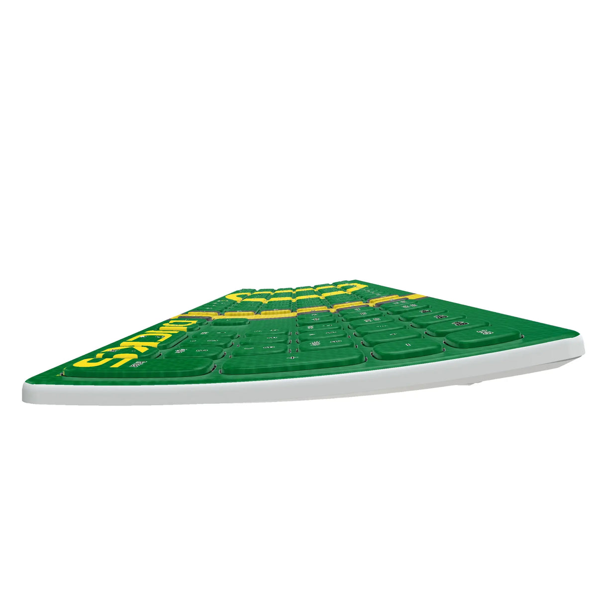 University of Oregon Ducks Stripe KKB605 Curved Wireless Keyboard