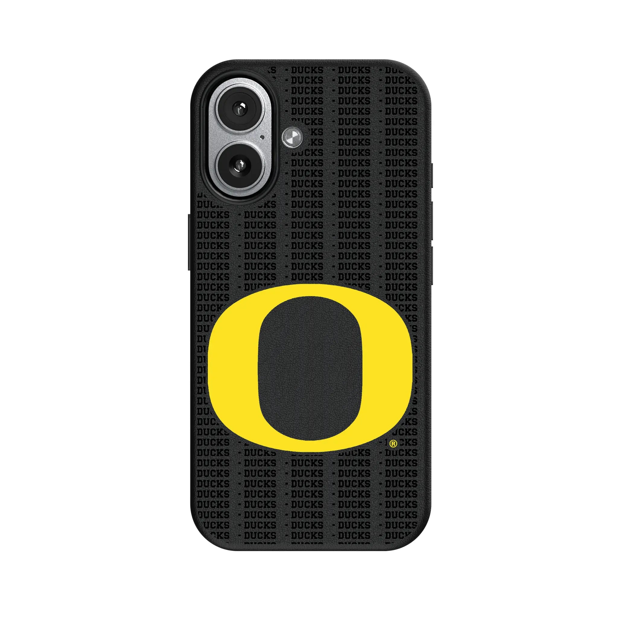 University of Oregon Ducks Text Backdrop iPhone MagSafe Compatible Phone Case for Apple iPhone#Device_iPhone 17