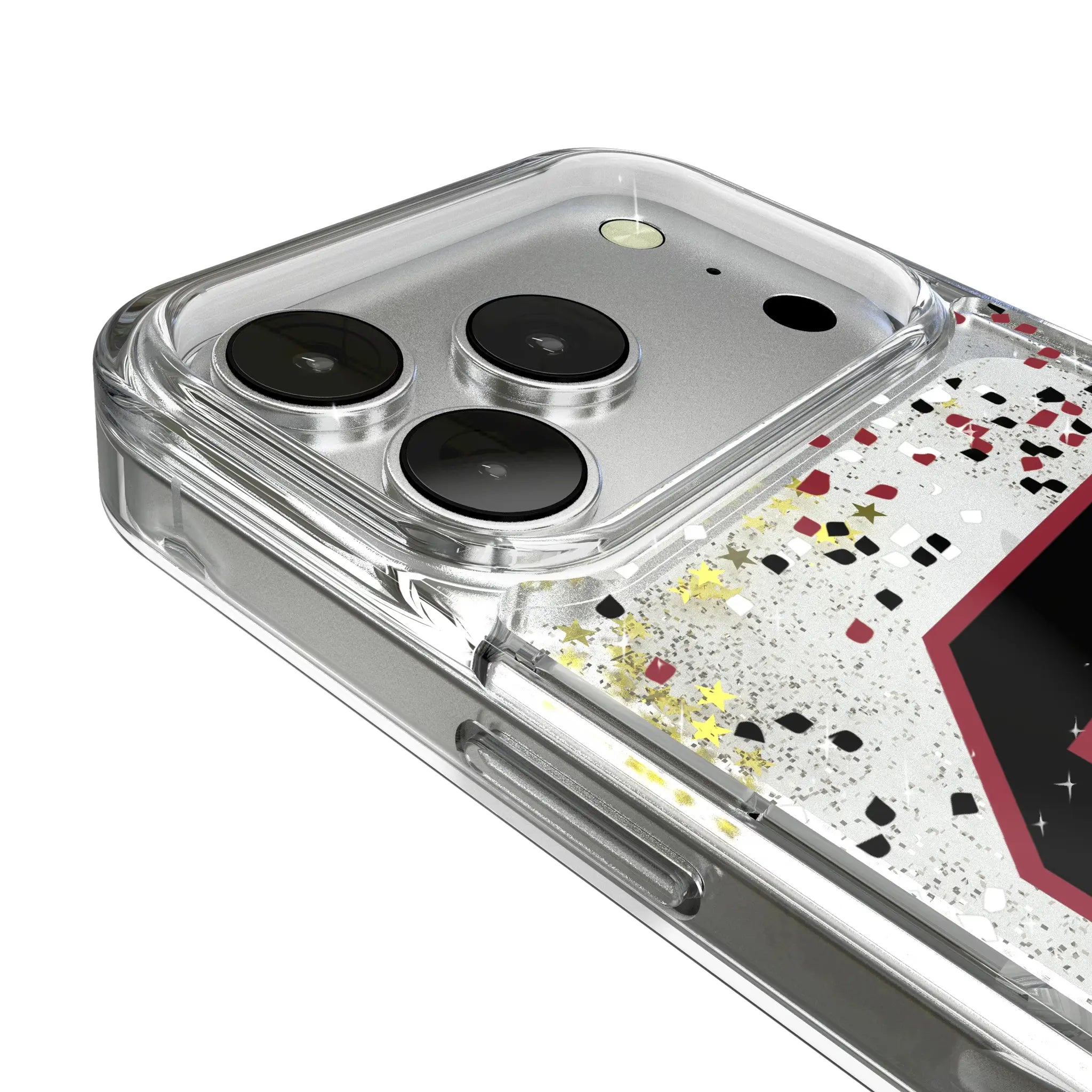 University of South Carolina Gamecocks Confetti iPhone Glitter Phone Case for Apple iPhone - Detail