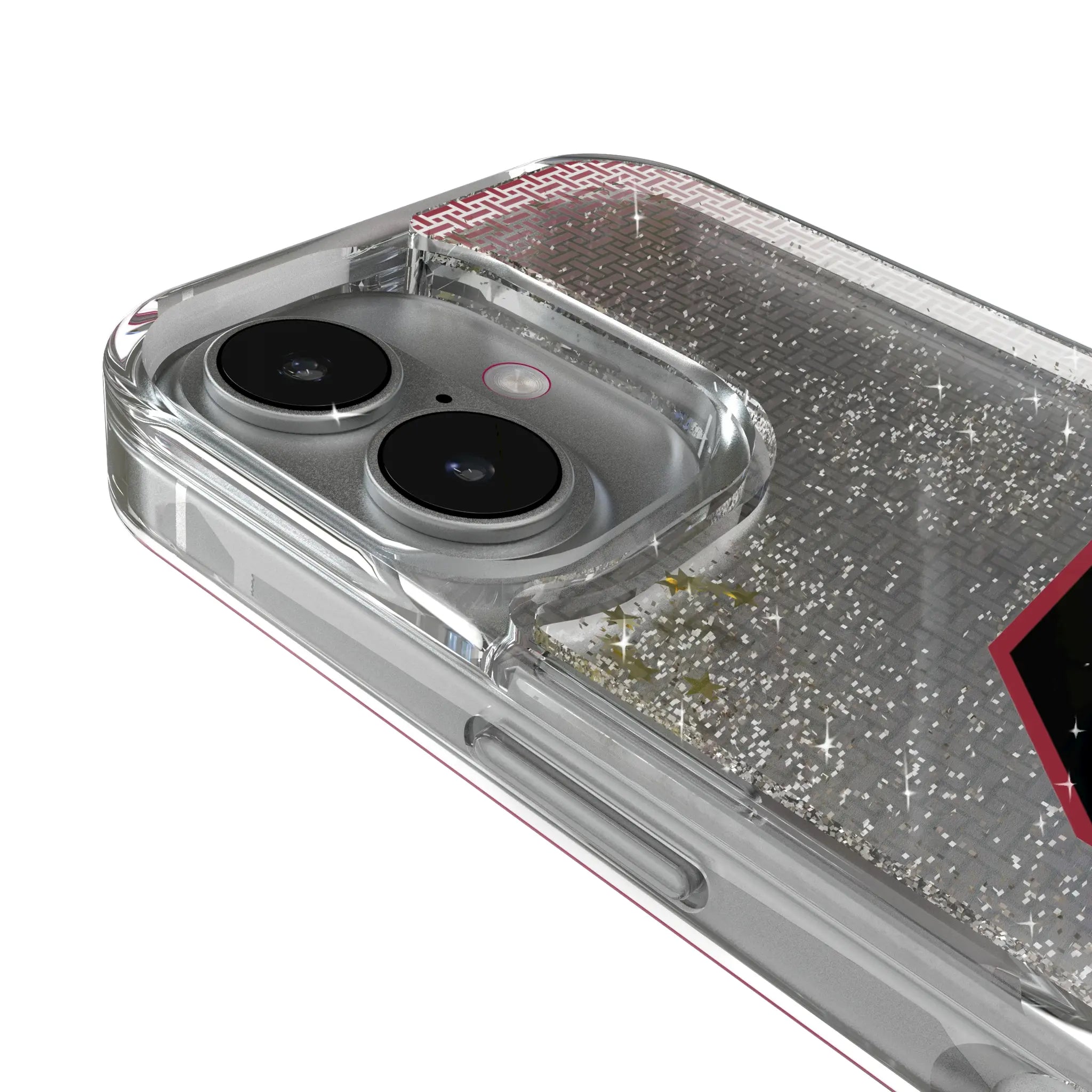 University of South Carolina Gamecocks Linen iPhone Glitter Phone Case for Apple iPhone - Detail