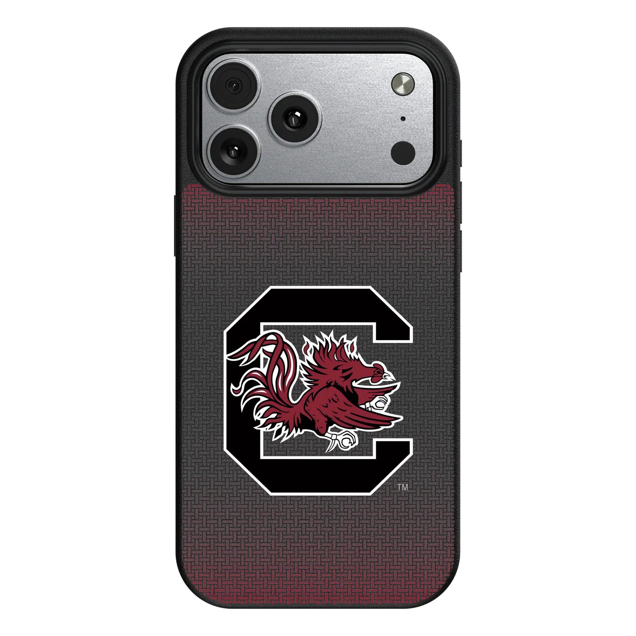 University of South Carolina Gamecocks Linen iPhone MagSafe Compatible Phone Case for Apple iPhone#Device_iPhone 17 Pro Max