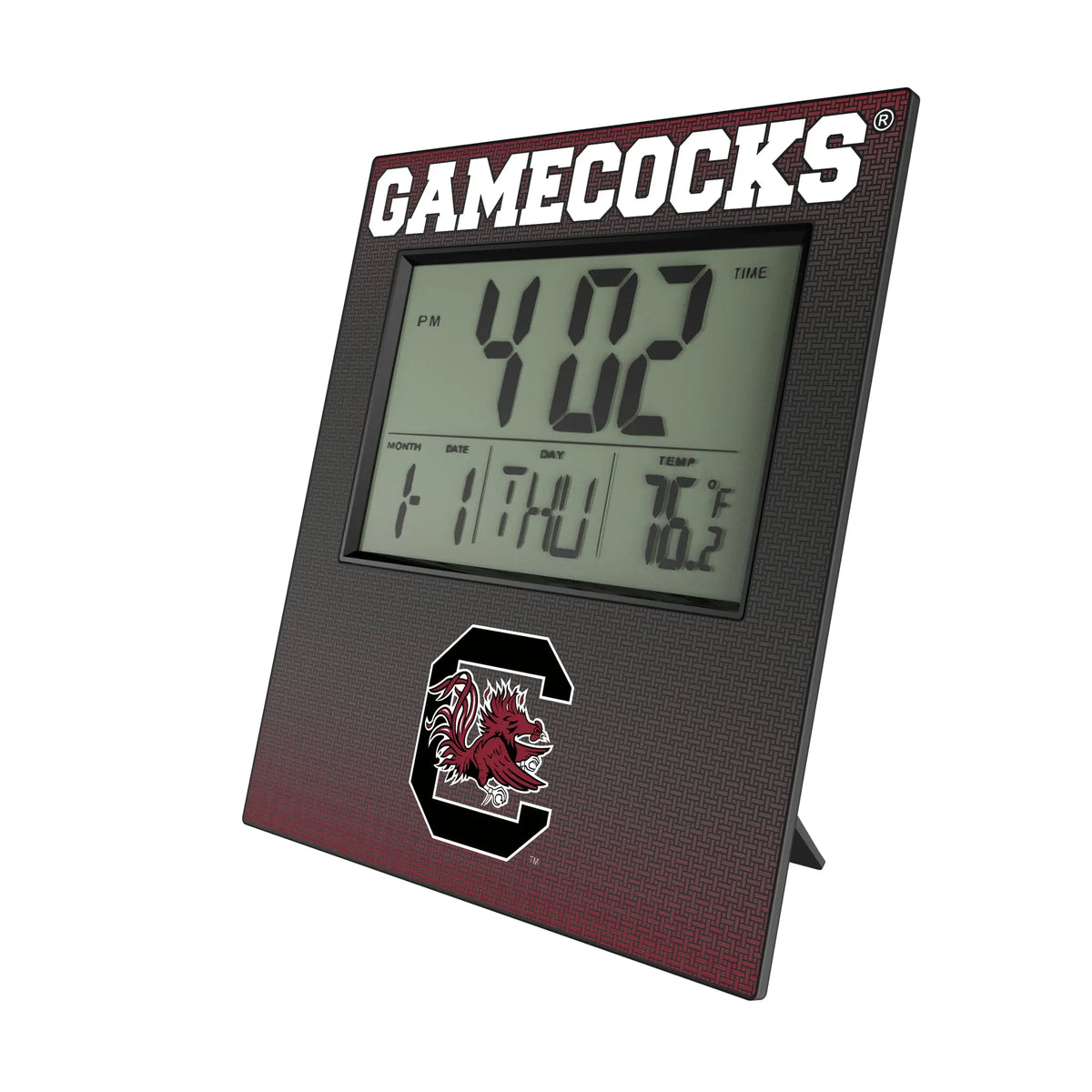 University of South Carolina Gamecocks Linen Wall Clock