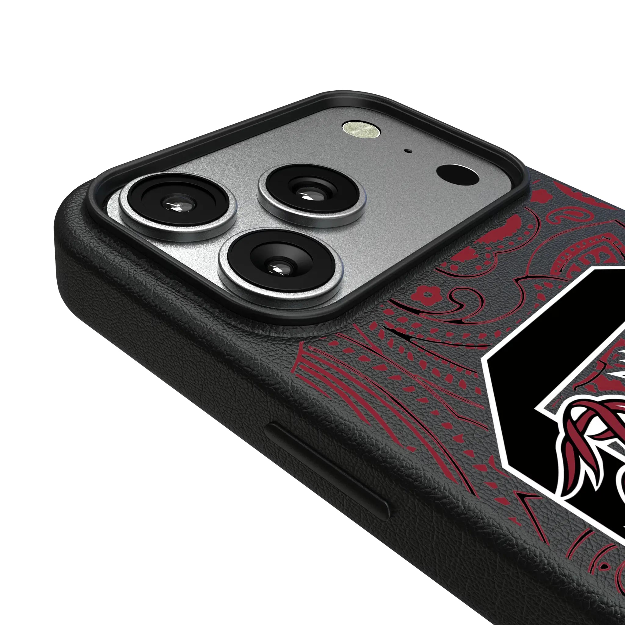 University of South Carolina Gamecocks Paisley iPhone MagSafe Compatible Phone Case for Apple iPhone - Detail#Device_iPhone 17 Pro