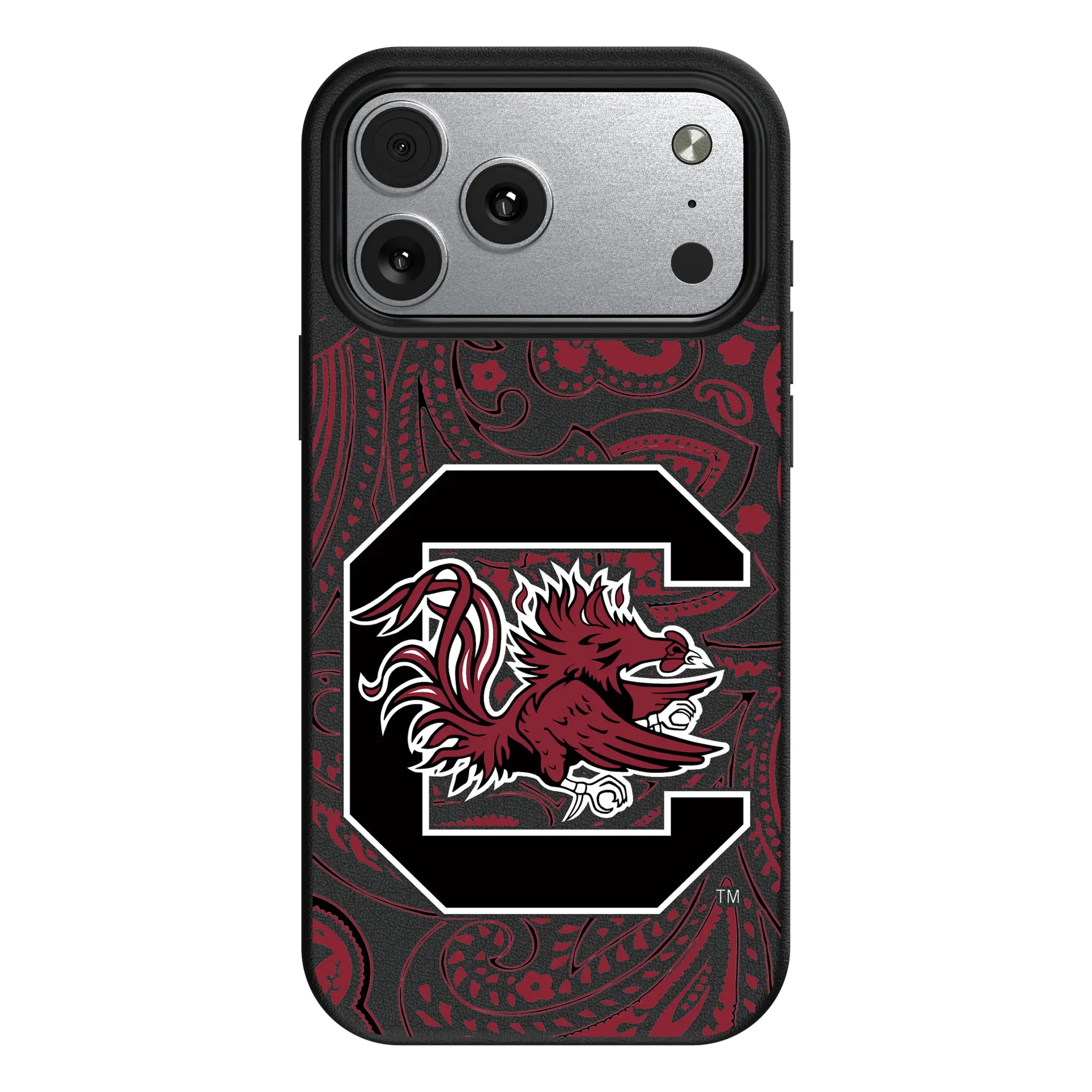 University of South Carolina Gamecocks Paisley iPhone MagSafe Compatible Phone Case for Apple iPhone#Device_iPhone 17 Pro Max