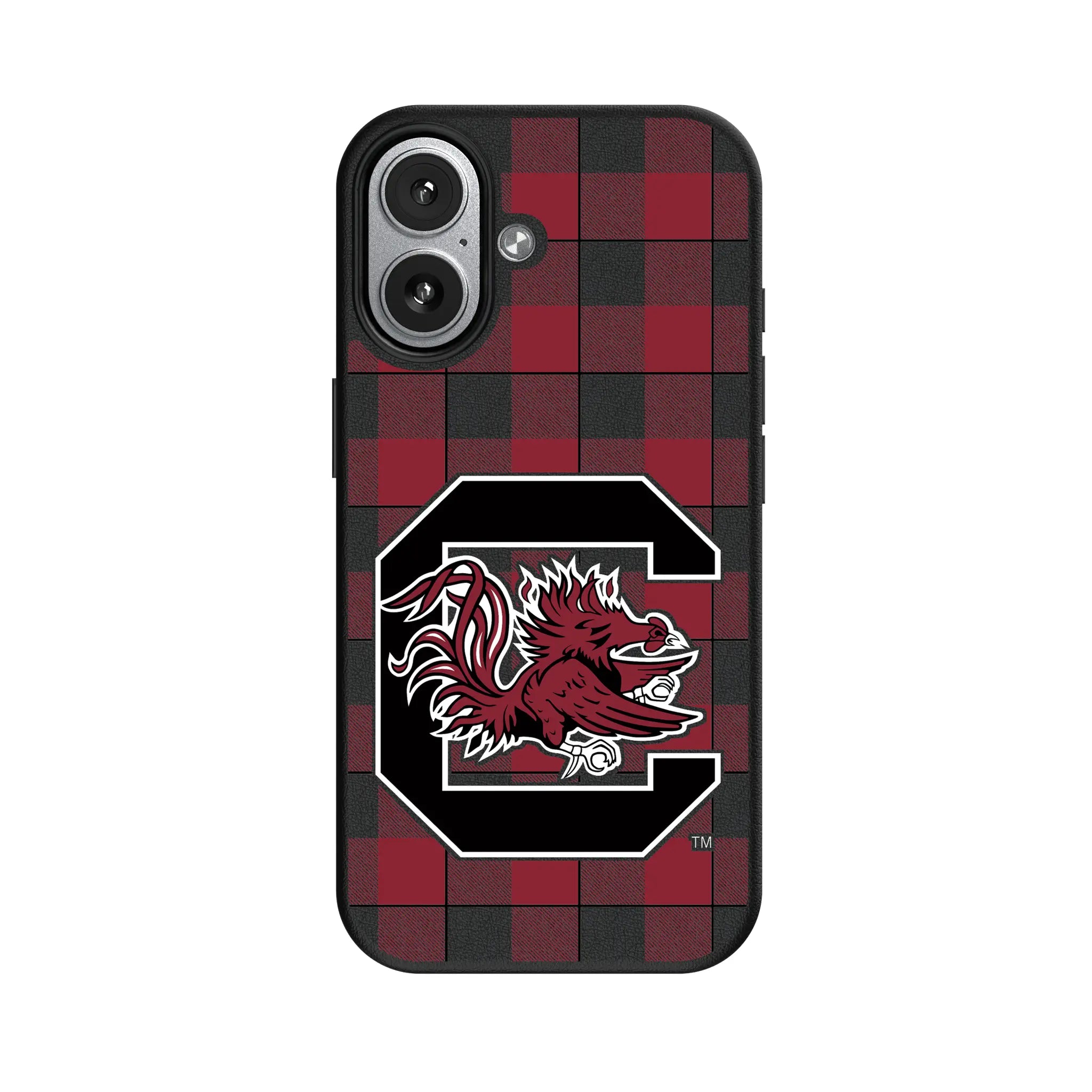 University of South Carolina Gamecocks Plaid iPhone MagSafe Compatible Phone Case for Apple iPhone#Device_iPhone 17