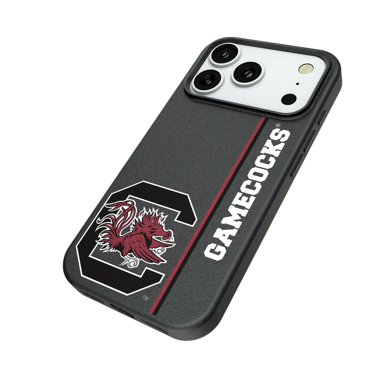 University of South Carolina Gamecocks Sidebar iPhone MagSafe Compatible Phone Case for Apple iPhone - Isometric View#Device_iPhone 18 Pro
