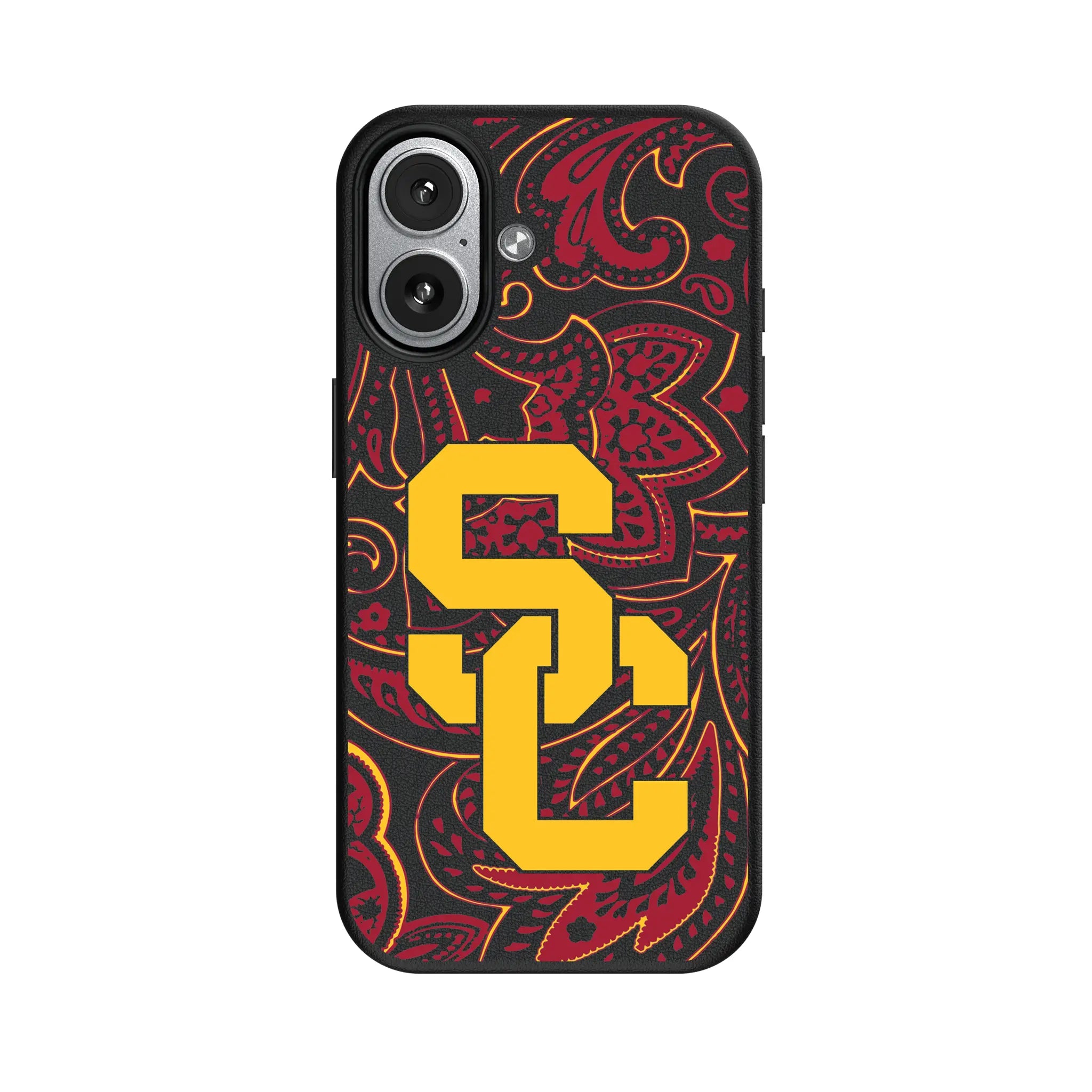 University of Southern California Trojans Paisley iPhone MagSafe Compatible Phone Case for Apple iPhone#Device_iPhone 17