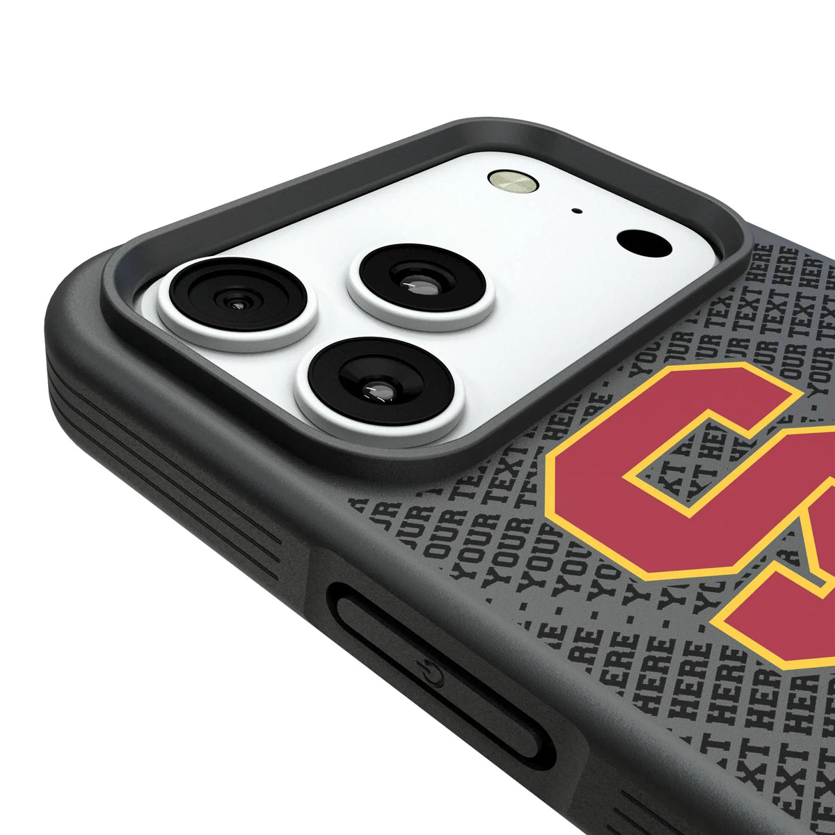 University of Southern California Trojans Personalized EndZone Plus iPhone Bump Phone Case for Apple iPhone - Detail#Device_iPhone 18 Pro Max