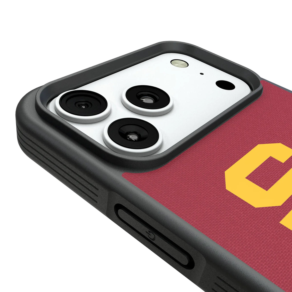 University of Southern California Trojans Personalized Stripe iPhone Bump Phone Case for Apple iPhone - Detail#Device_iPhone 18 Pro Max