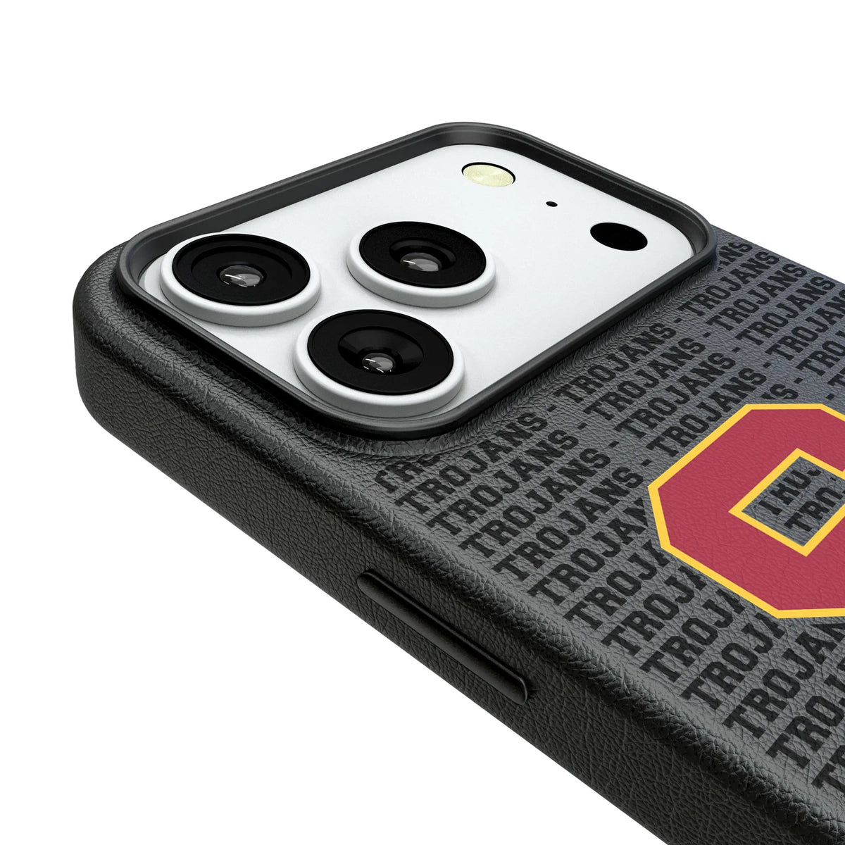 University of Southern California Trojans Text Backdrop iPhone MagSafe Compatible Phone Case for Apple iPhone - Detail#Device_iPhone 18 Pro