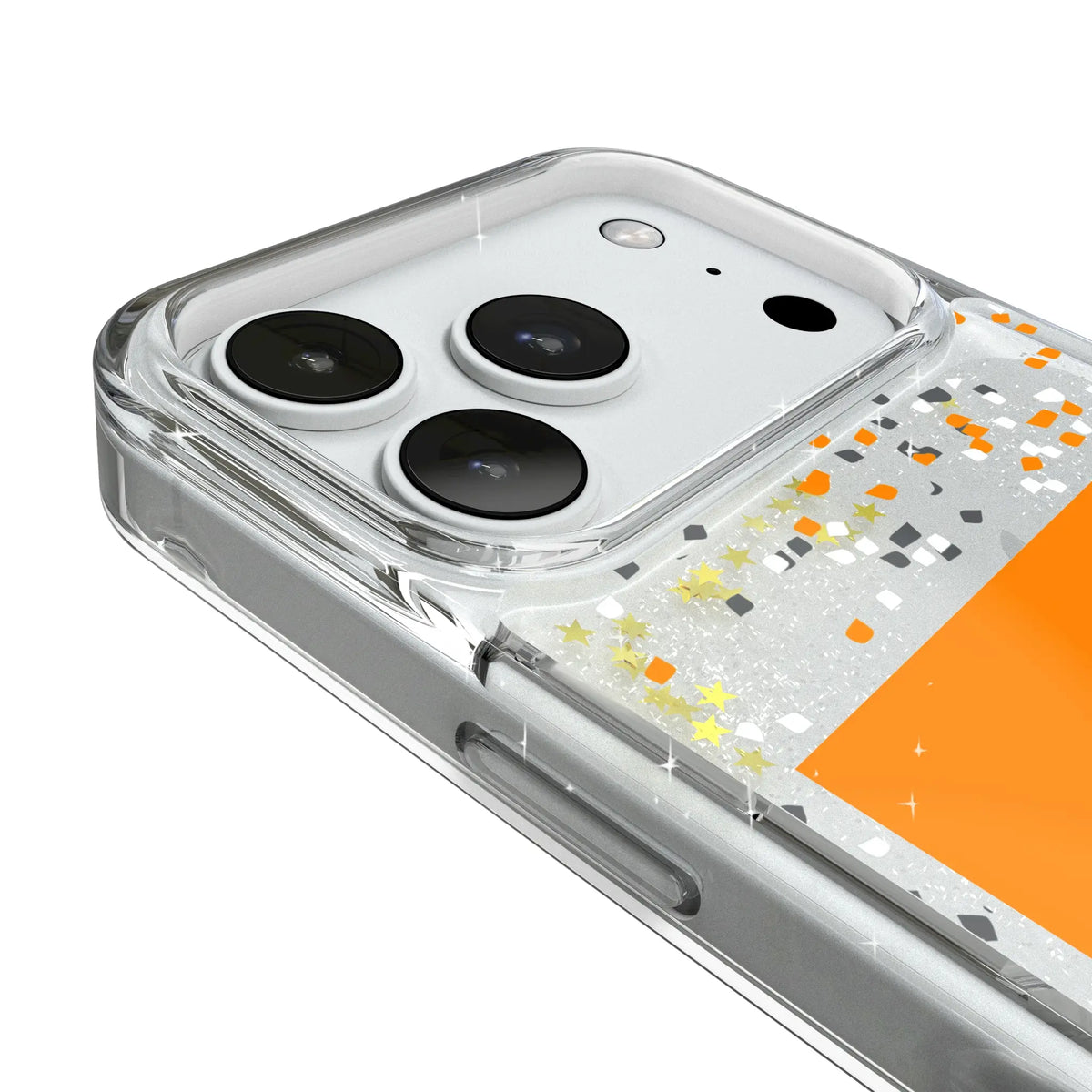 University of Tennessee Volunteers Confetti iPhone Glitter Phone Case for Apple iPhone - Detail#Device_iPhone 18 Pro