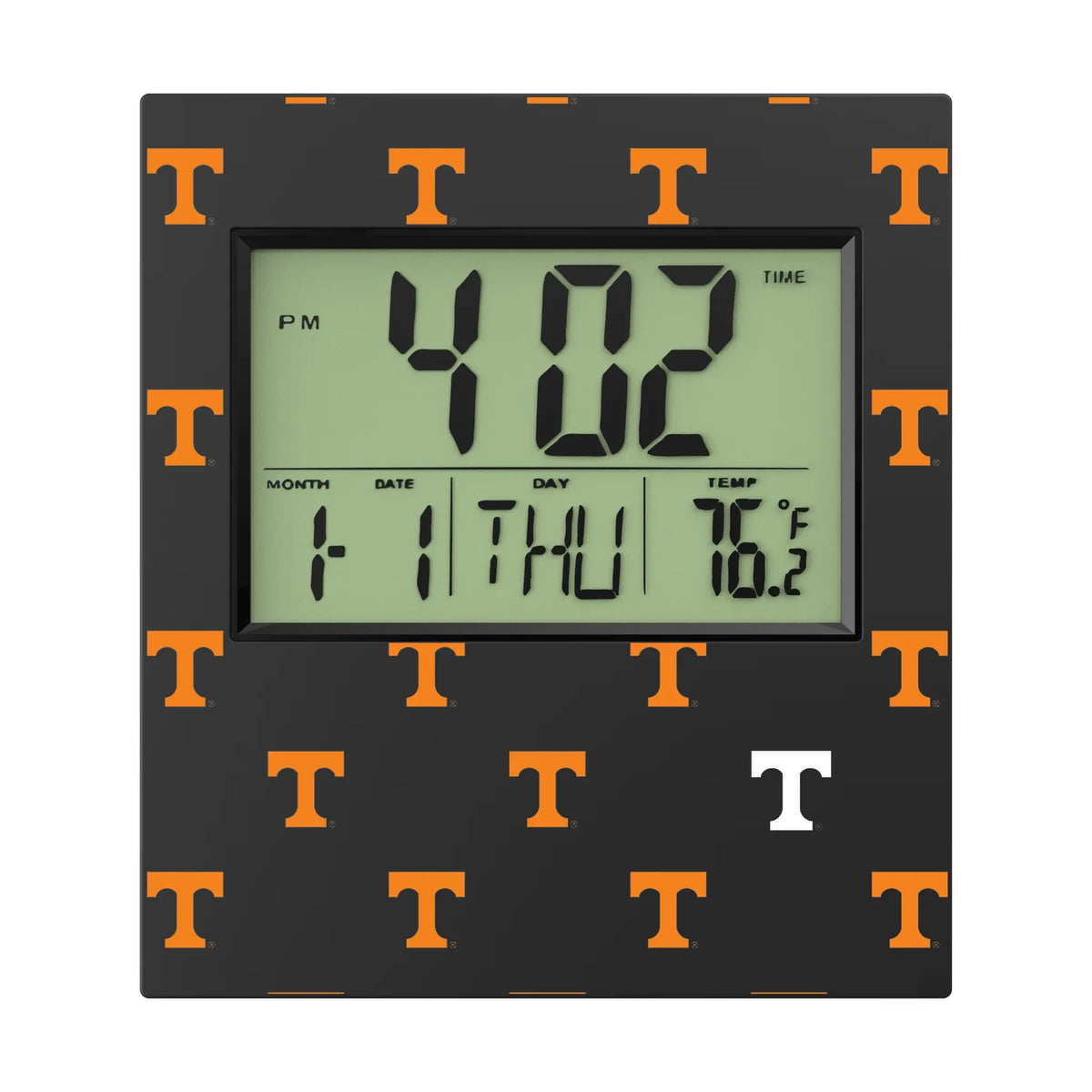 University of Tennessee Volunteers Fashion Pattern Wall Clock