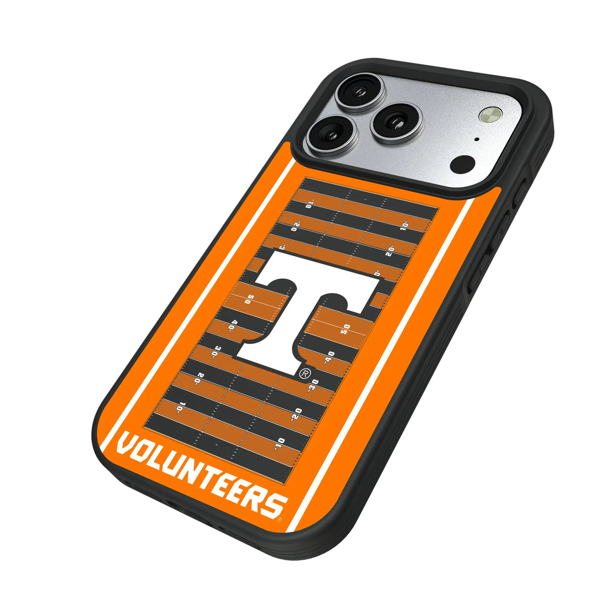 University of Tennessee Volunteers Field iPhone Bump Phone Case for Apple iPhone - Isometric View#Device_iPhone 17 Pro
