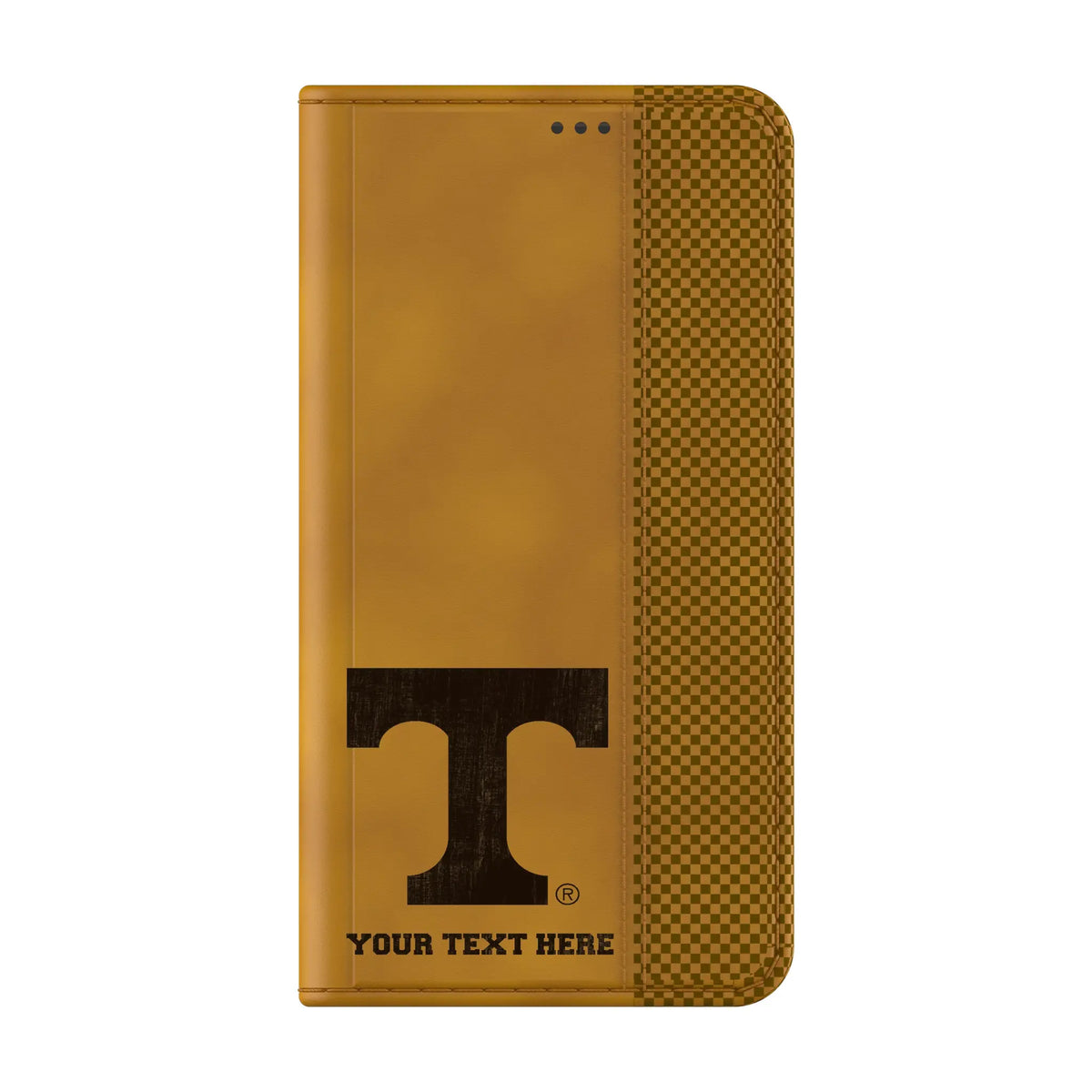 University of Tennessee Volunteers Personalized Burn Galaxy Folio Phone Case for Samsung Galaxy