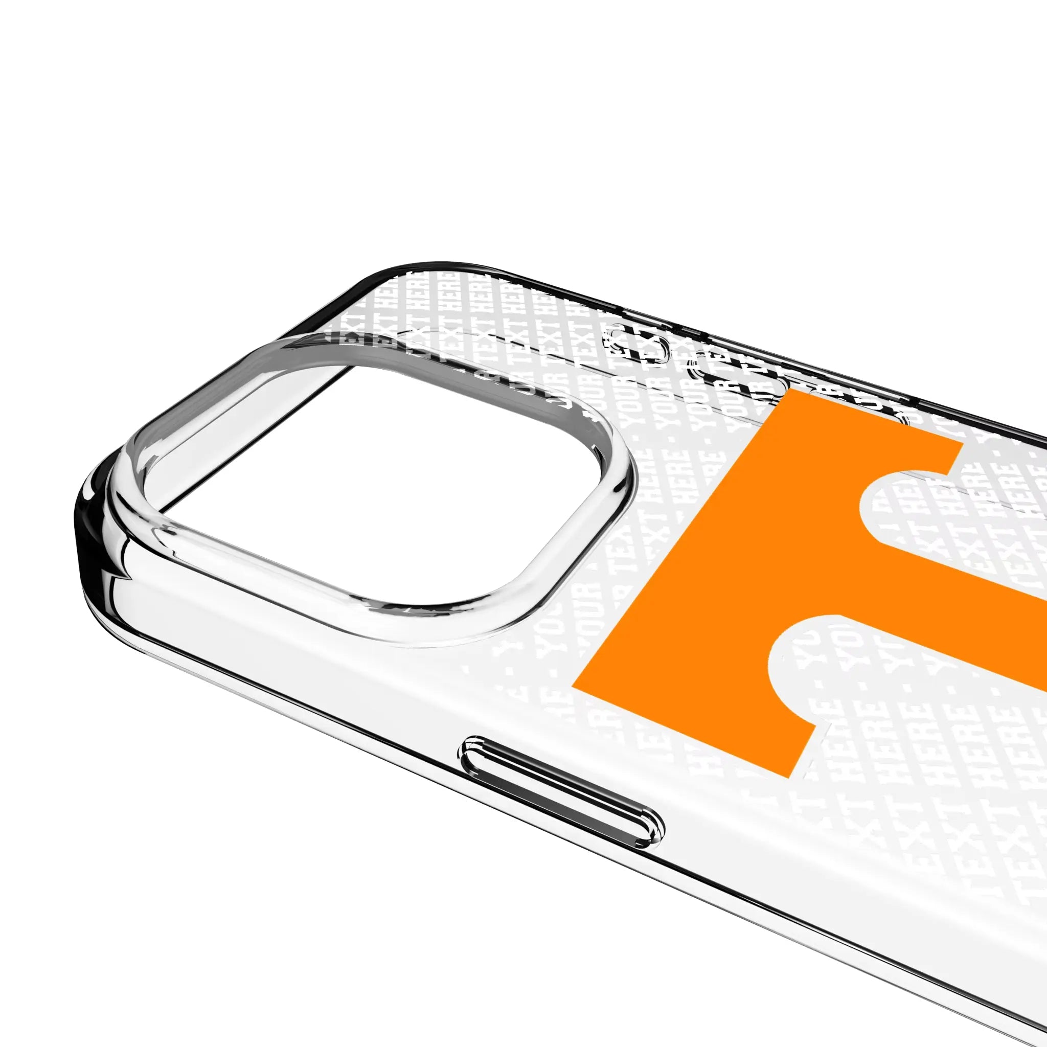 University of Tennessee Volunteers Personalized EndZone Plus iPhone Clear Phone Case for Apple iPhone - Detail