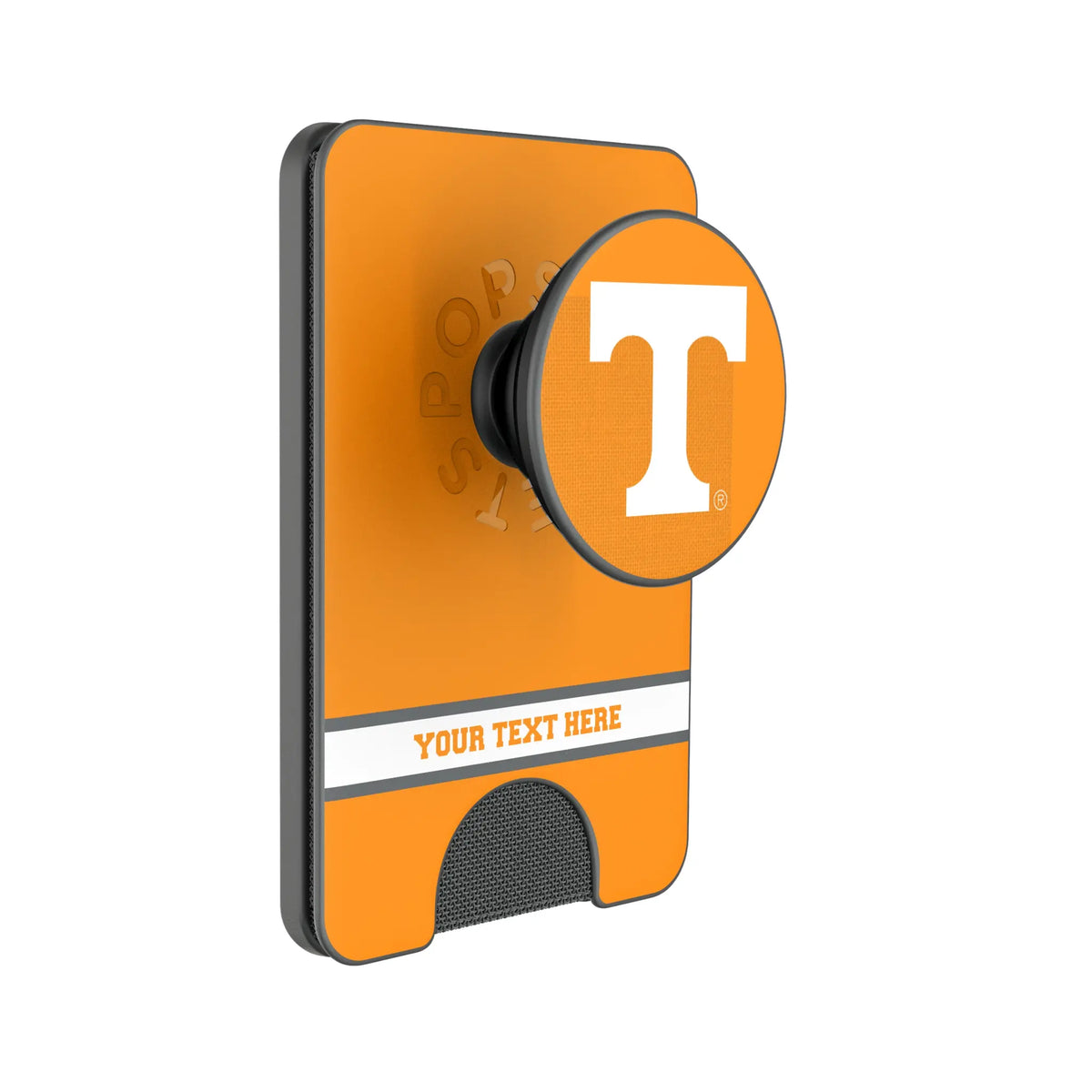 University of Tennessee Volunteers Personalized Endzone Solid Popsockets Wallet Magnetic