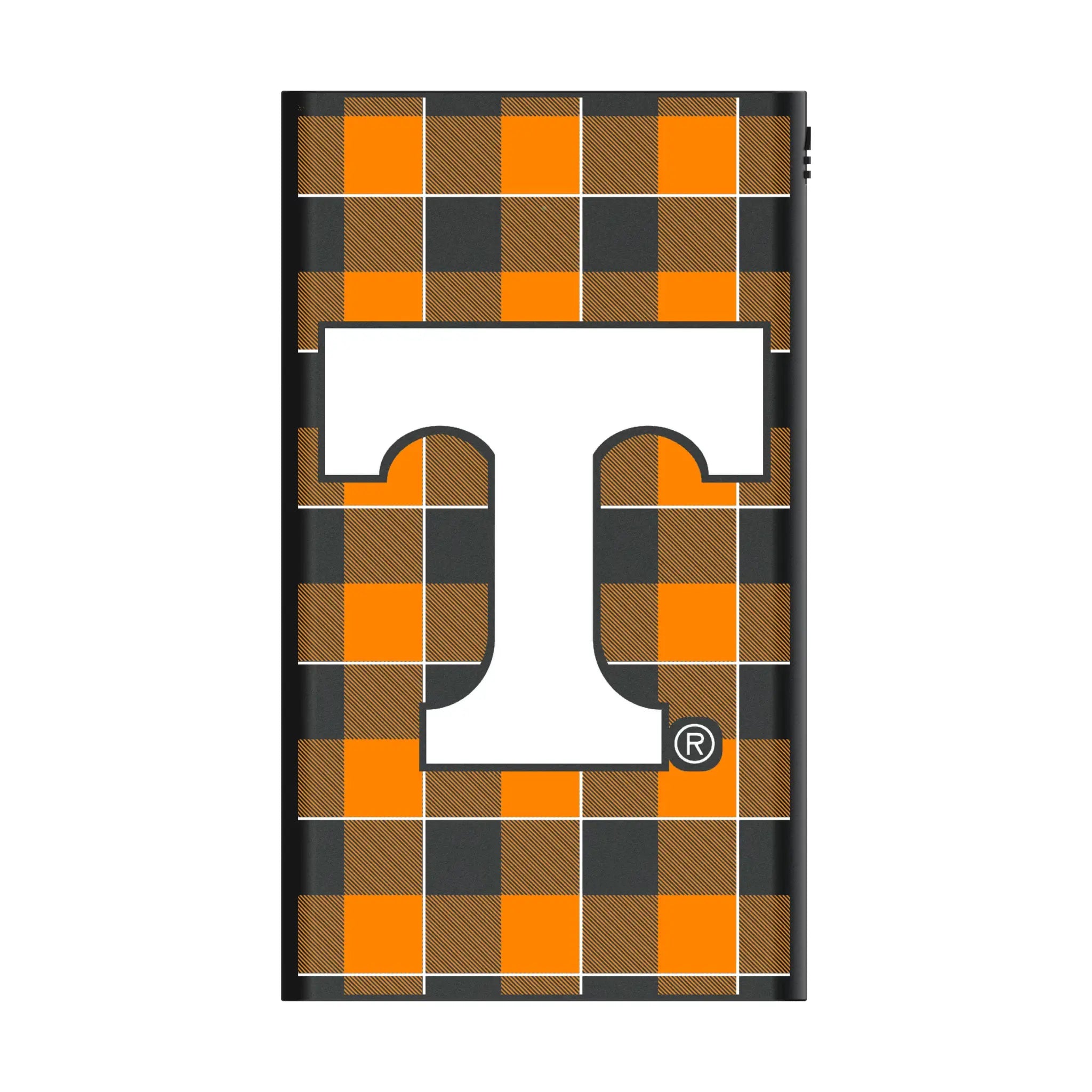 University of Tennessee Volunteers Plaid 5000mAh Flat Power Bank