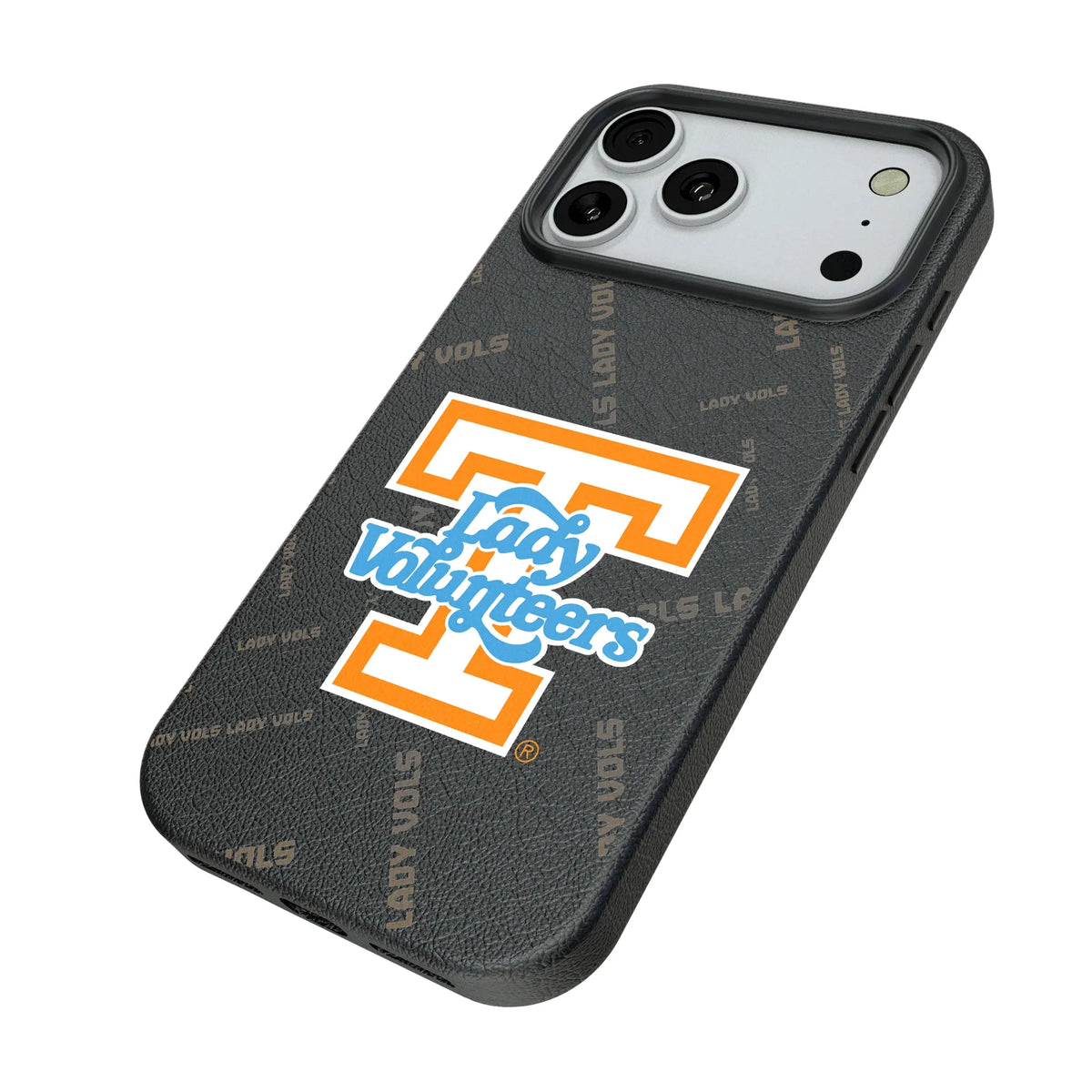 University of Tennessee Volunteers Quadtile iPhone MagSafe Compatible Phone Case for Apple iPhone - Isometric View#Device_iPhone 18 Pro Max